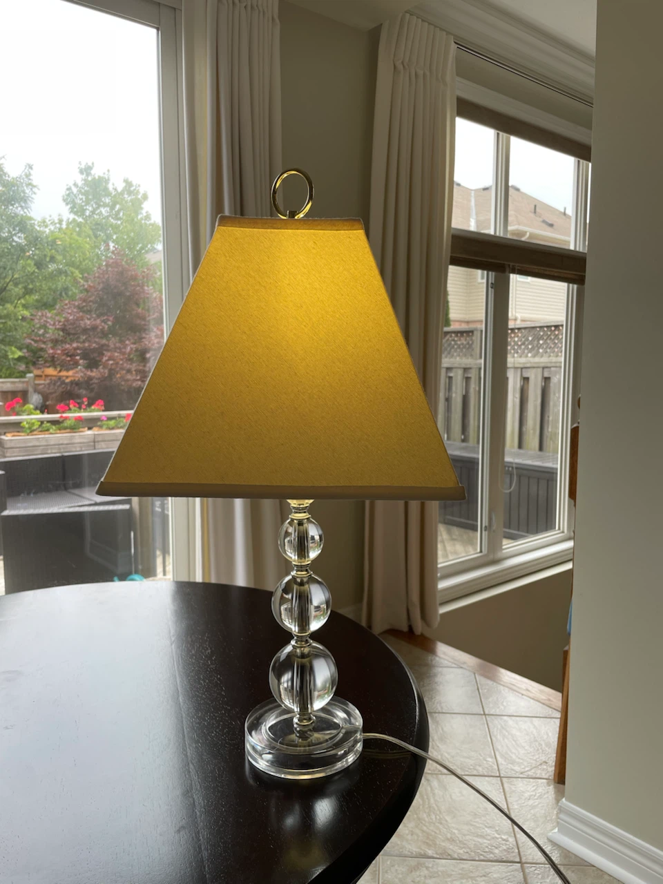 Table Lamp with Bubble Base