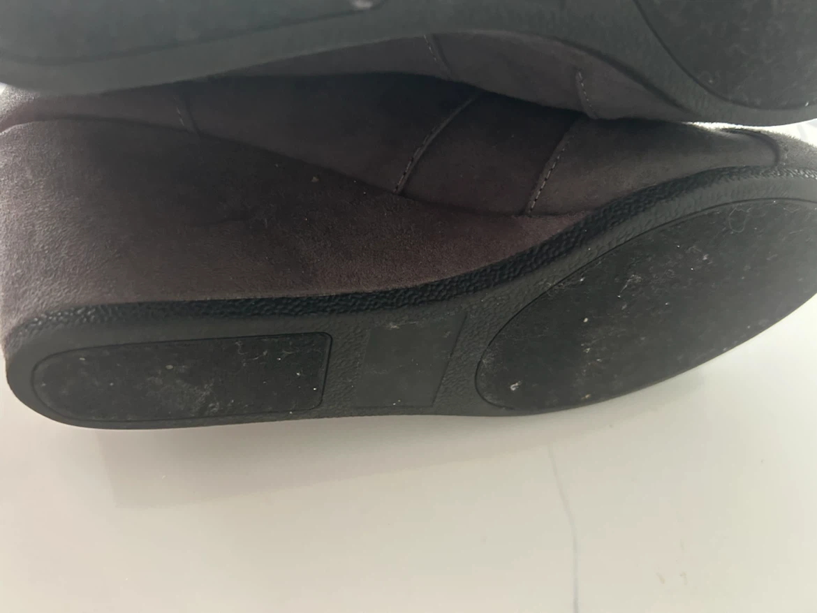 Maurices Grey Suede Wedge Ankle Boots (Size 9) - photo 5