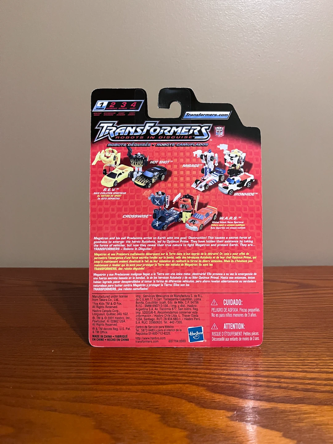 VINTAGE (2001-02) TRANSFORMER 2 PACK & KEYCHAIN - photo 4