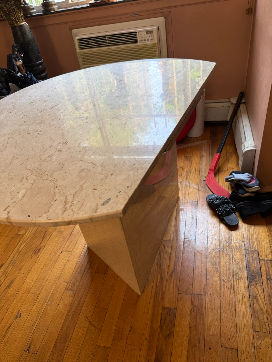 Marble Pedestal Dining Table