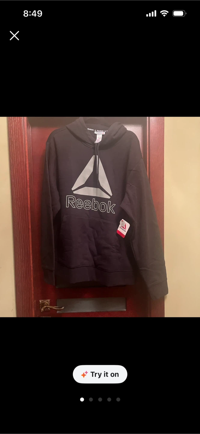 Reebok Classic Black Hoodie XL