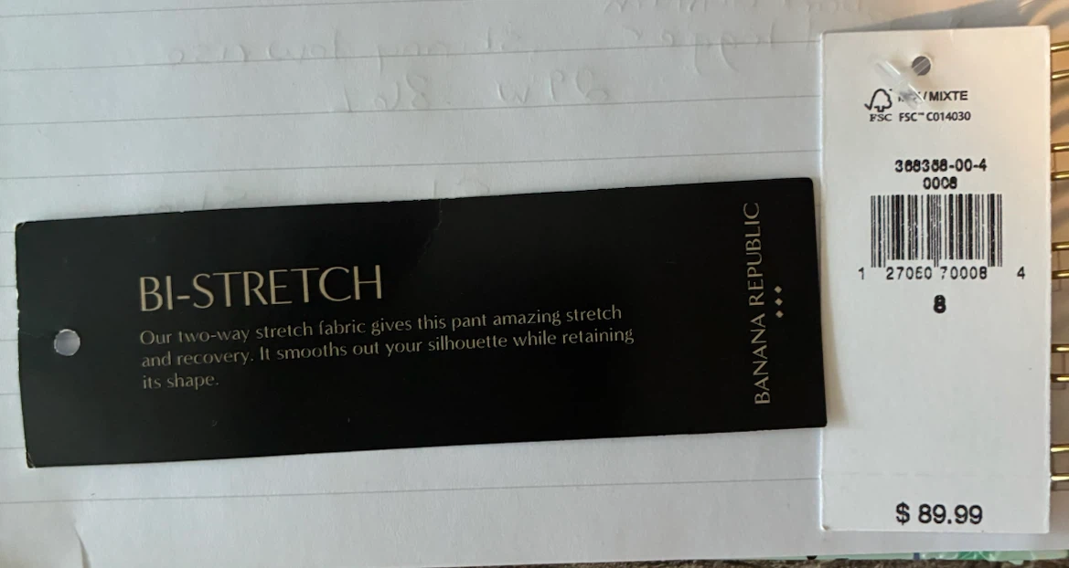 Banana Republic Bi-Stretch Cropped Pants Size 8 - photo 2