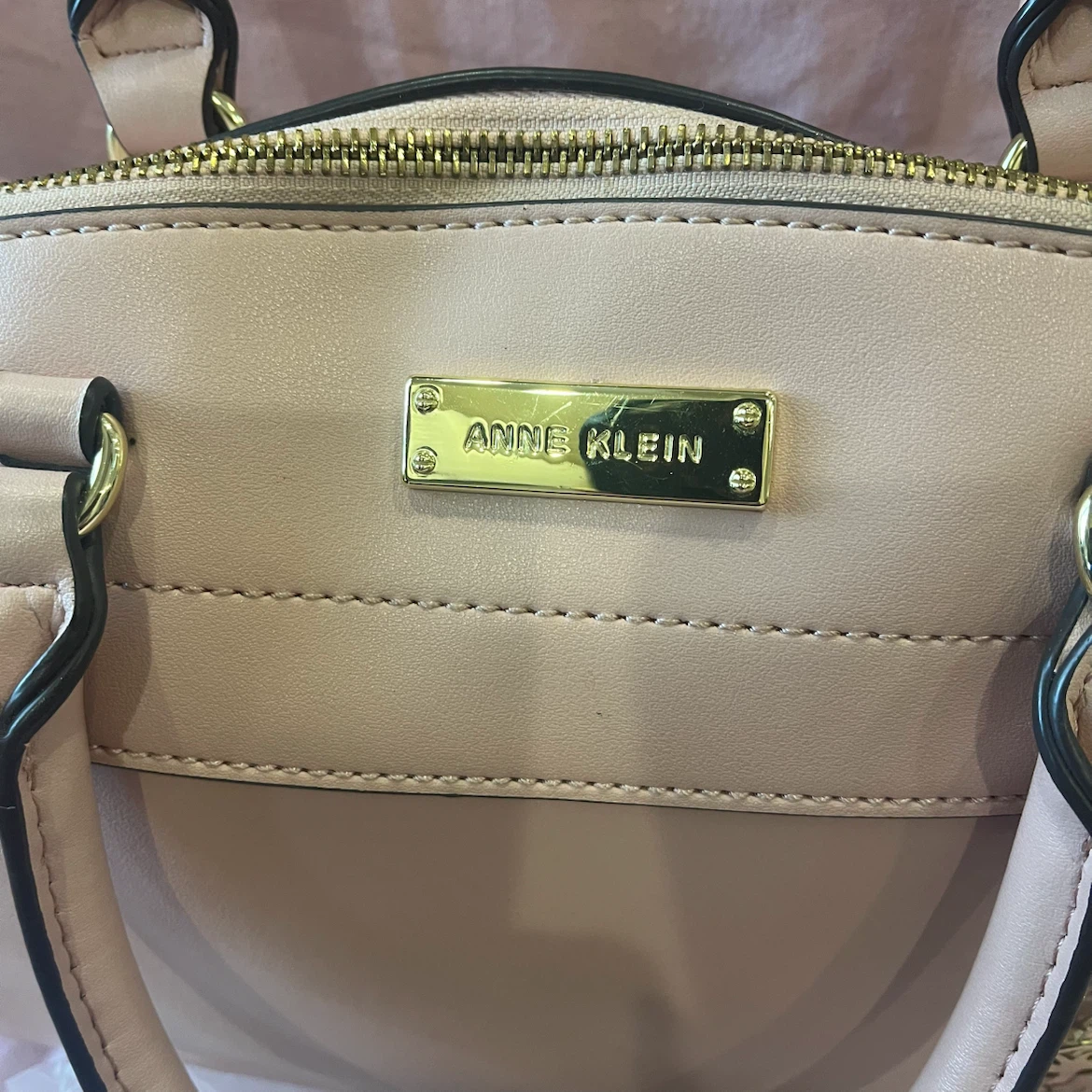 Anne Klein Satchel Handbag - Blush Pink - photo 3