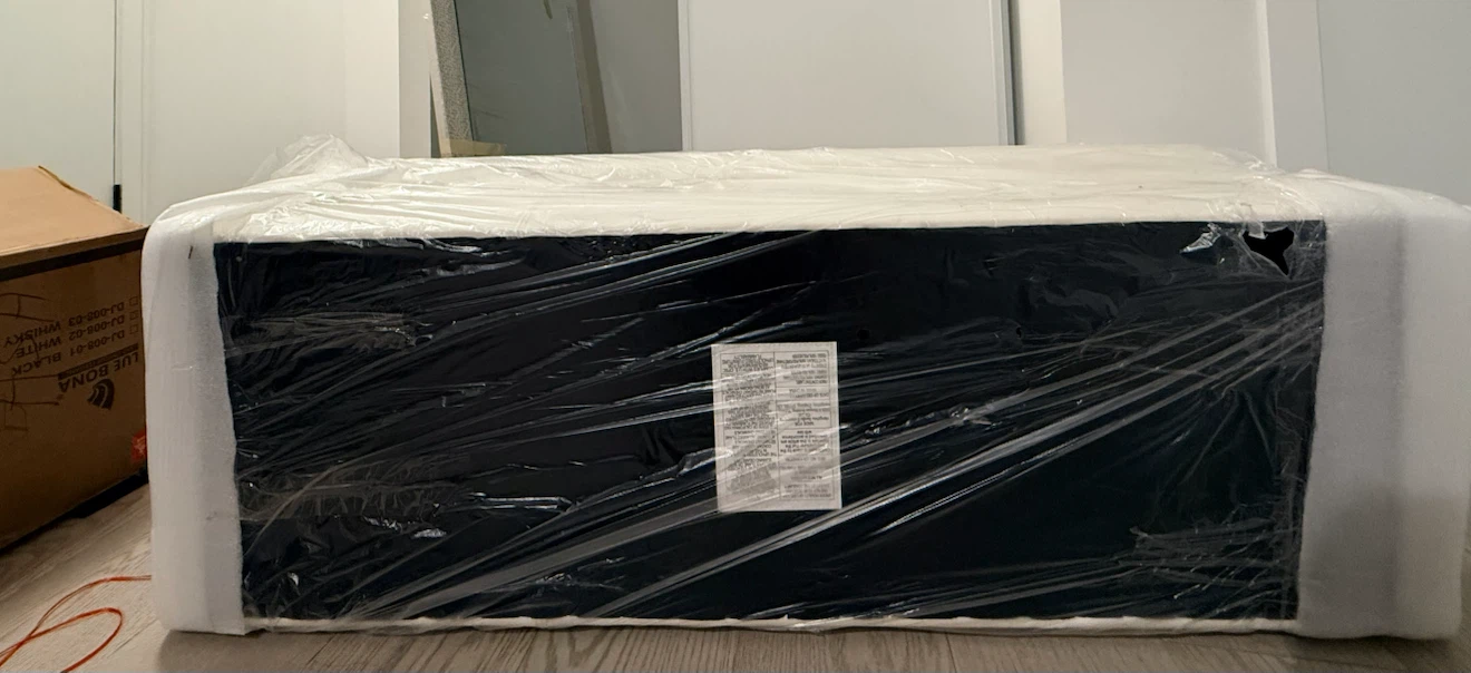 BRAND NEW IN BOX: Faux Leather Upholstered Storage Bench - photo 2