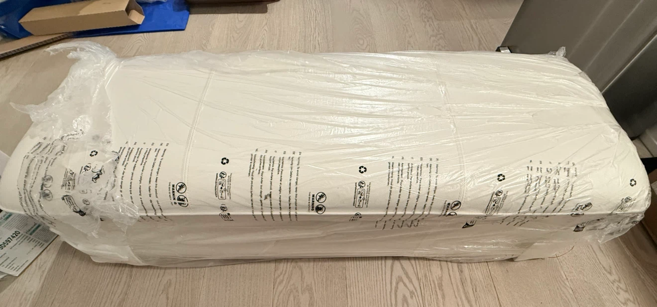 BRAND NEW IN BOX: Faux Leather Upholstered Storage Bench - photo 5