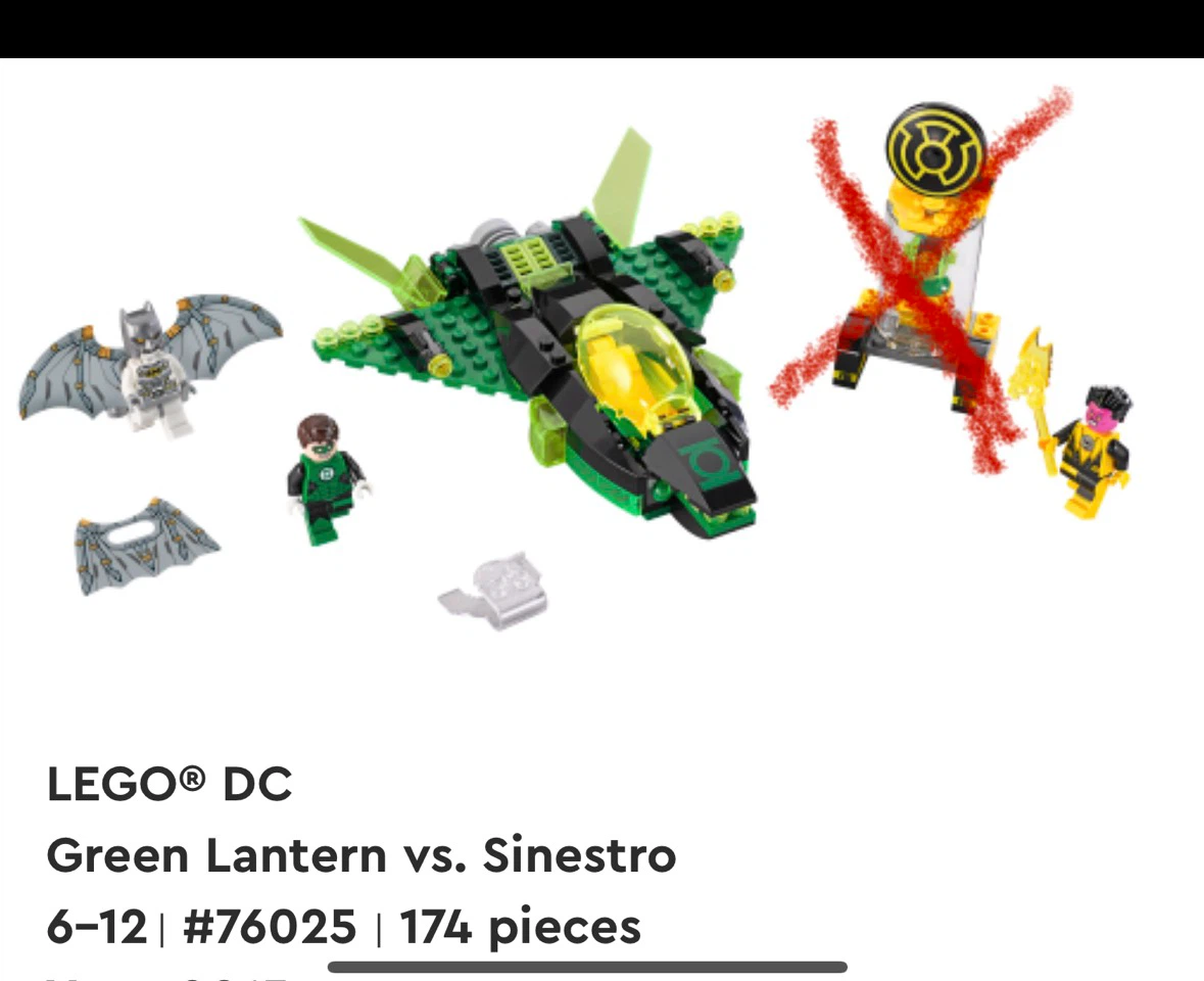 LEGO - DC Green Lantern vs Sinestro 76025 - w/figs 95% comp - photo 3