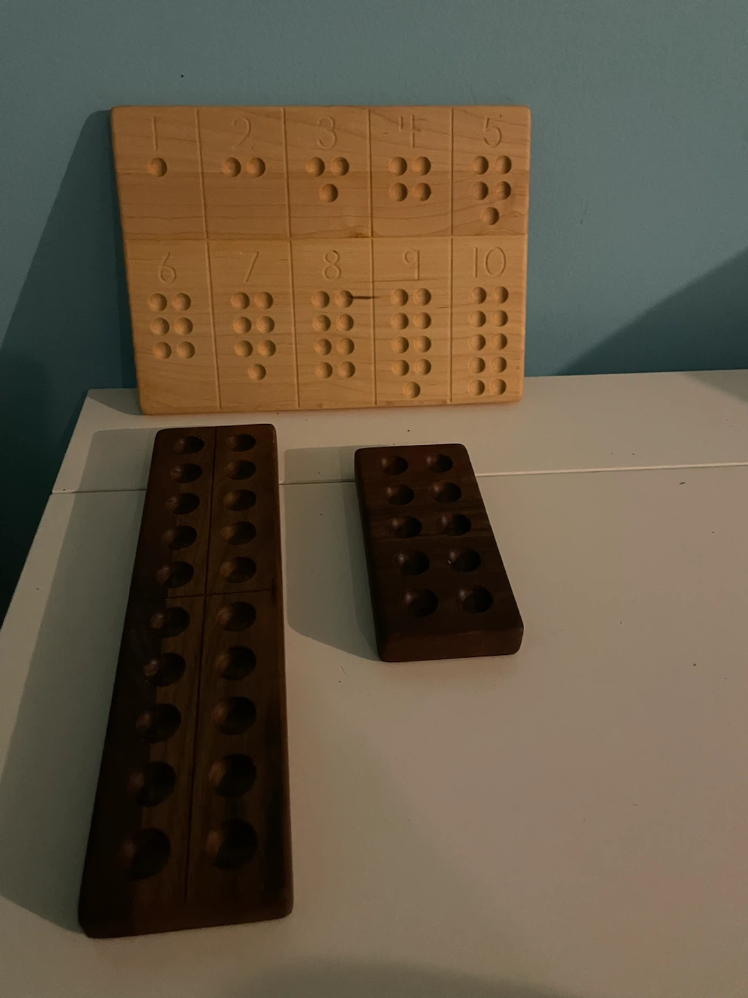 6 Montessori/ Waldorf inspired wooden learning boards - photo 5