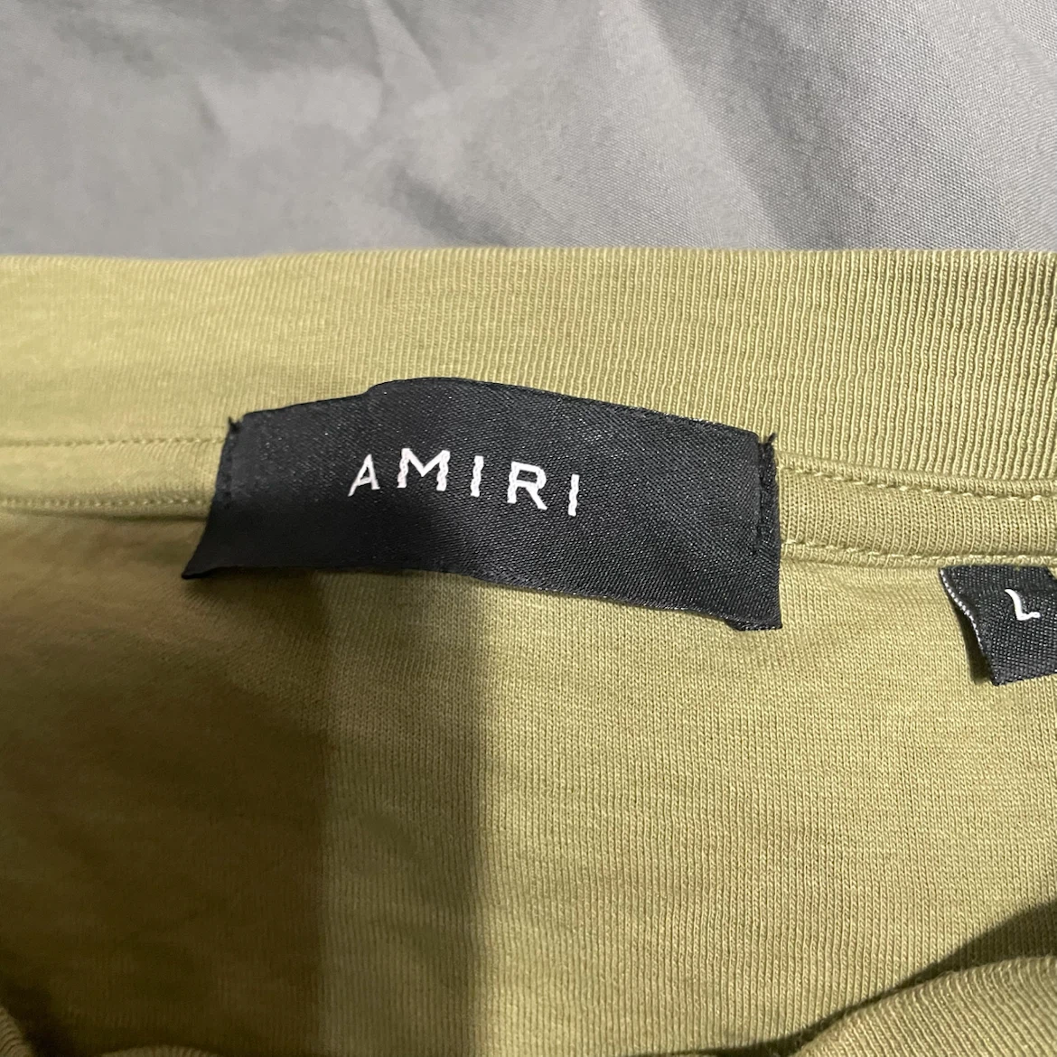 AMIRI T-Shirt - Olive Green - Size L - photo 3