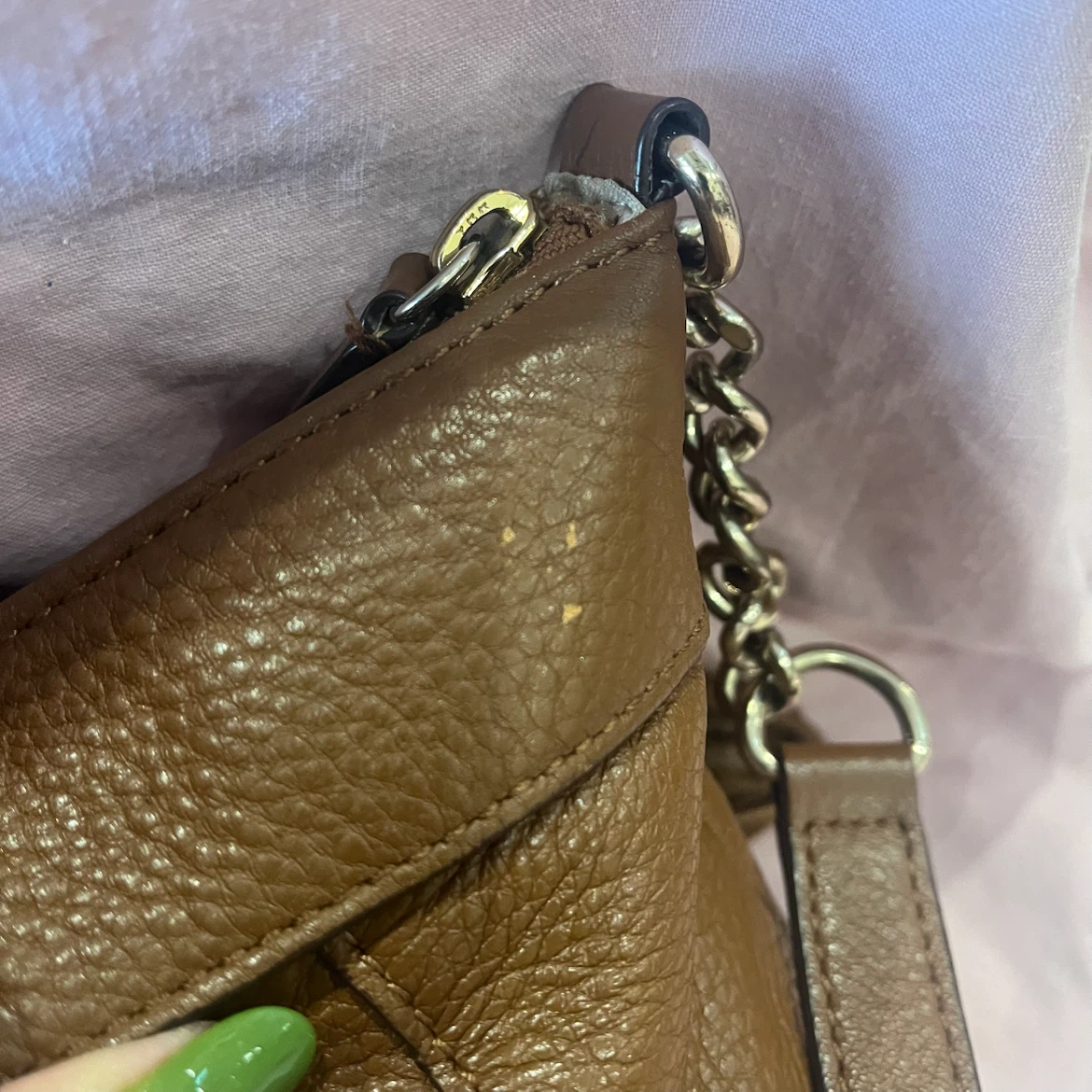 Calvin Klein Brown Leather Shoulder Bag - photo 4