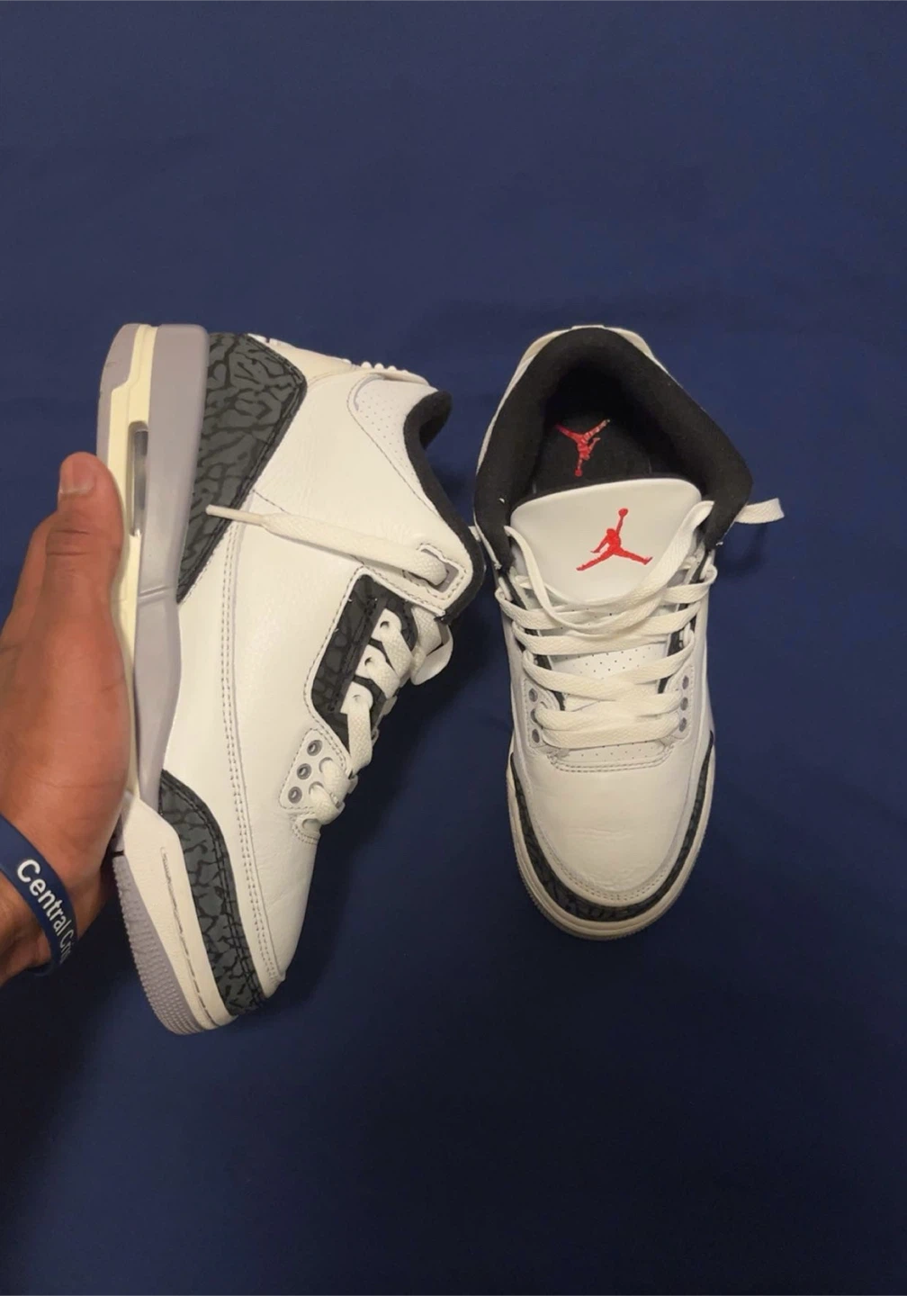 Air jordan 3 Cement Grey size 5.5 - photo 2