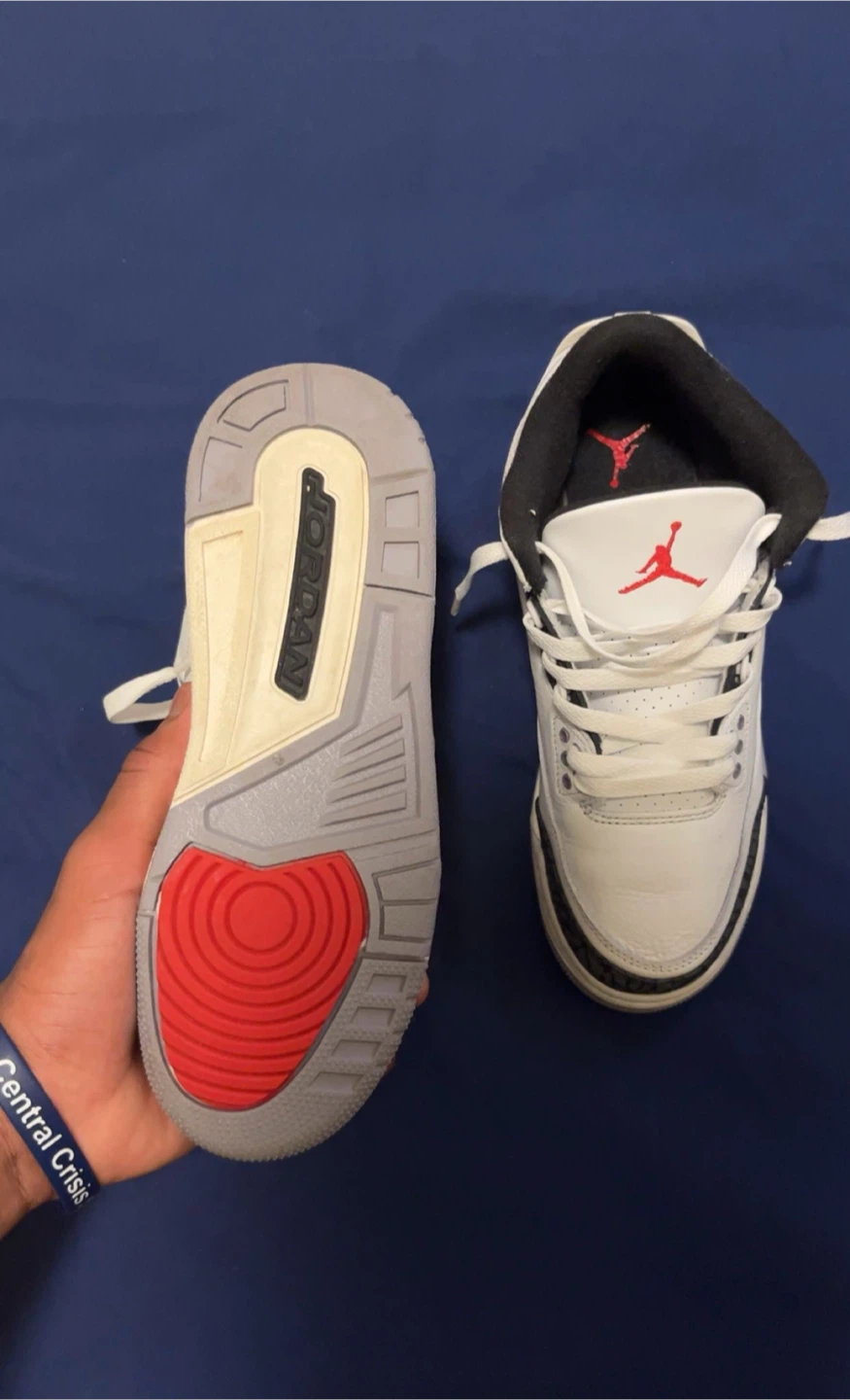 Air jordan 3 Cement Grey size 5.5 - photo 4