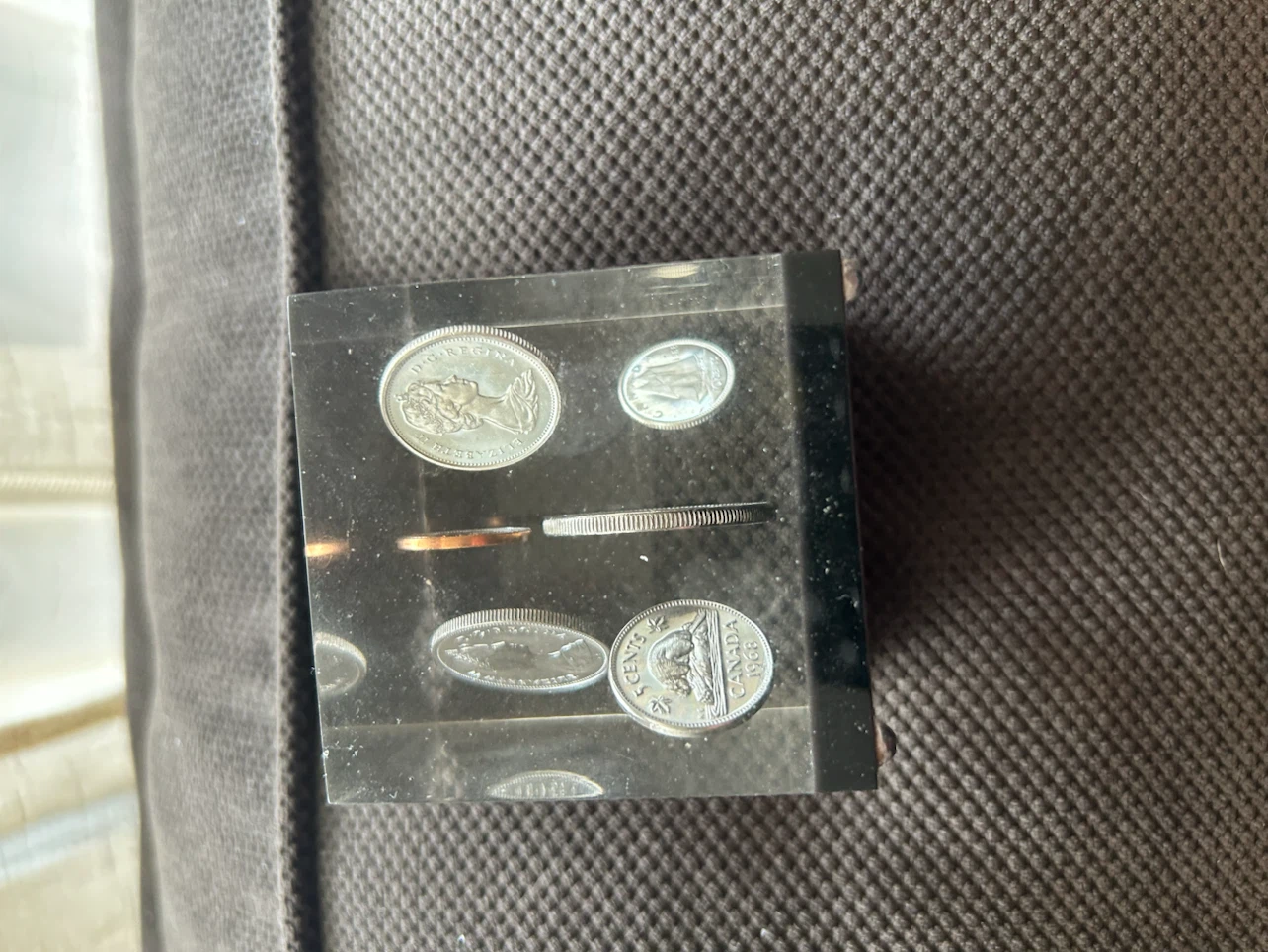 Canadian Coin Paperweight