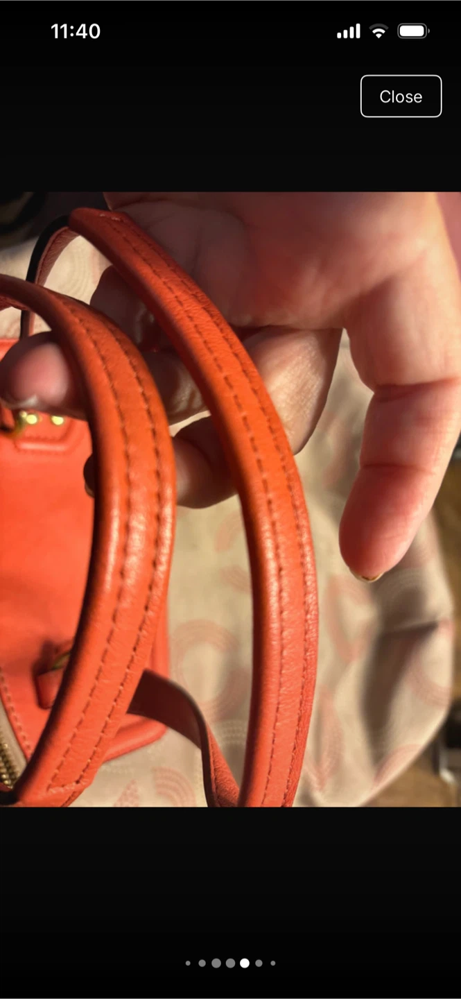 Coach Canvas & Leather Shoulder Bag - photo 2