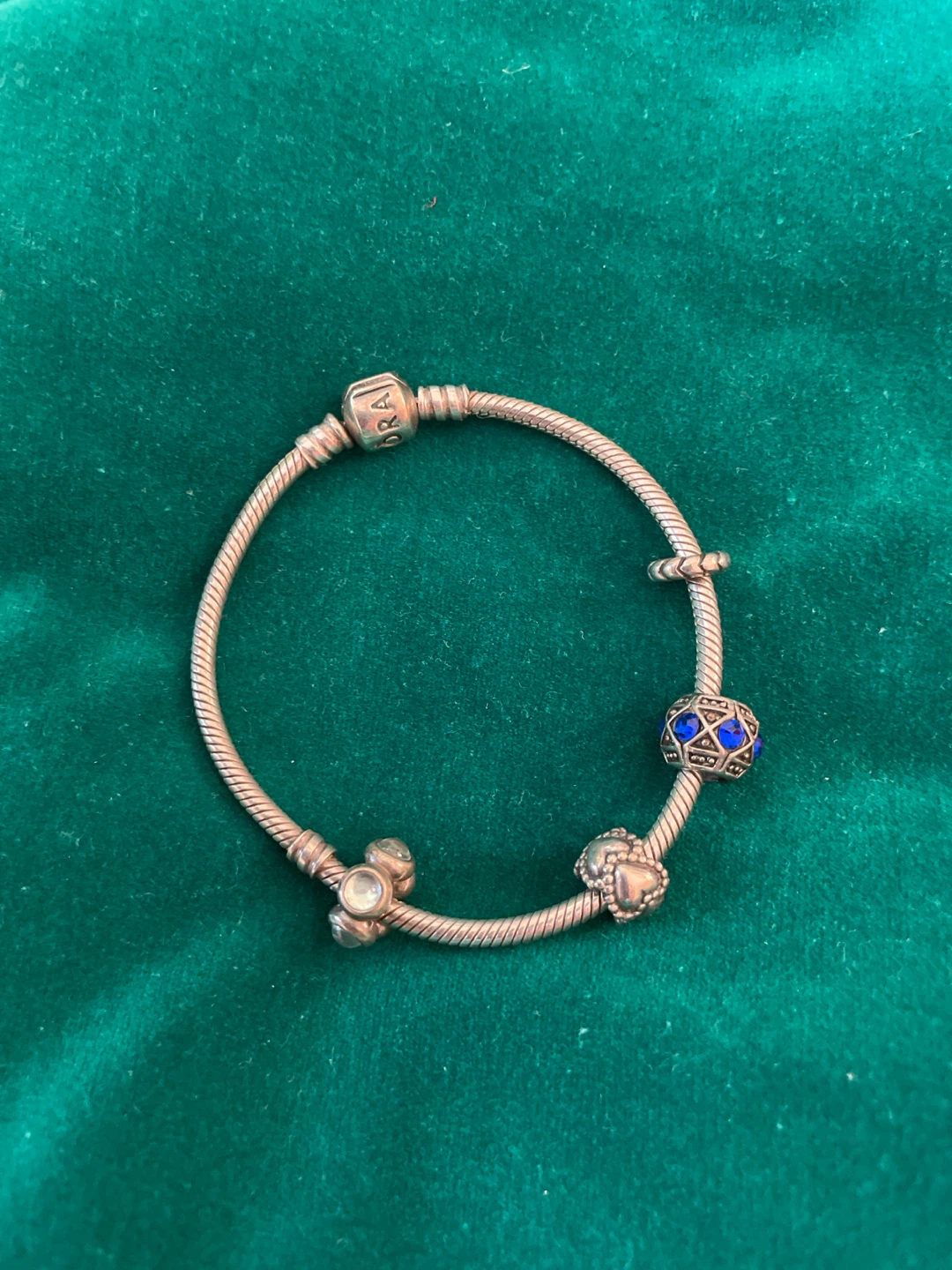 Pandora Silver Bracelet with Charms