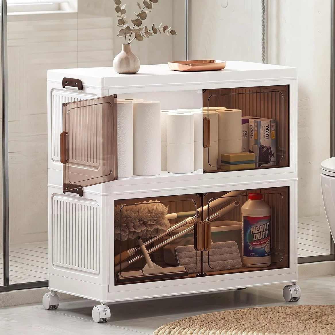 Brand New Stackable Storage Bins With Lids