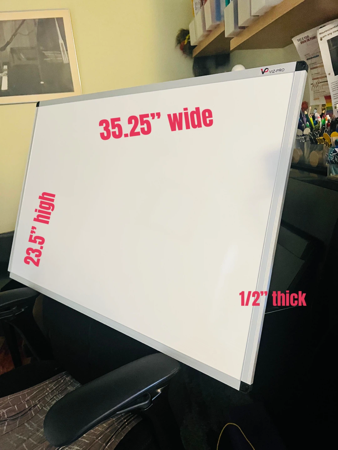 VIZ-PRO Whiteboard - 35.25" Wide