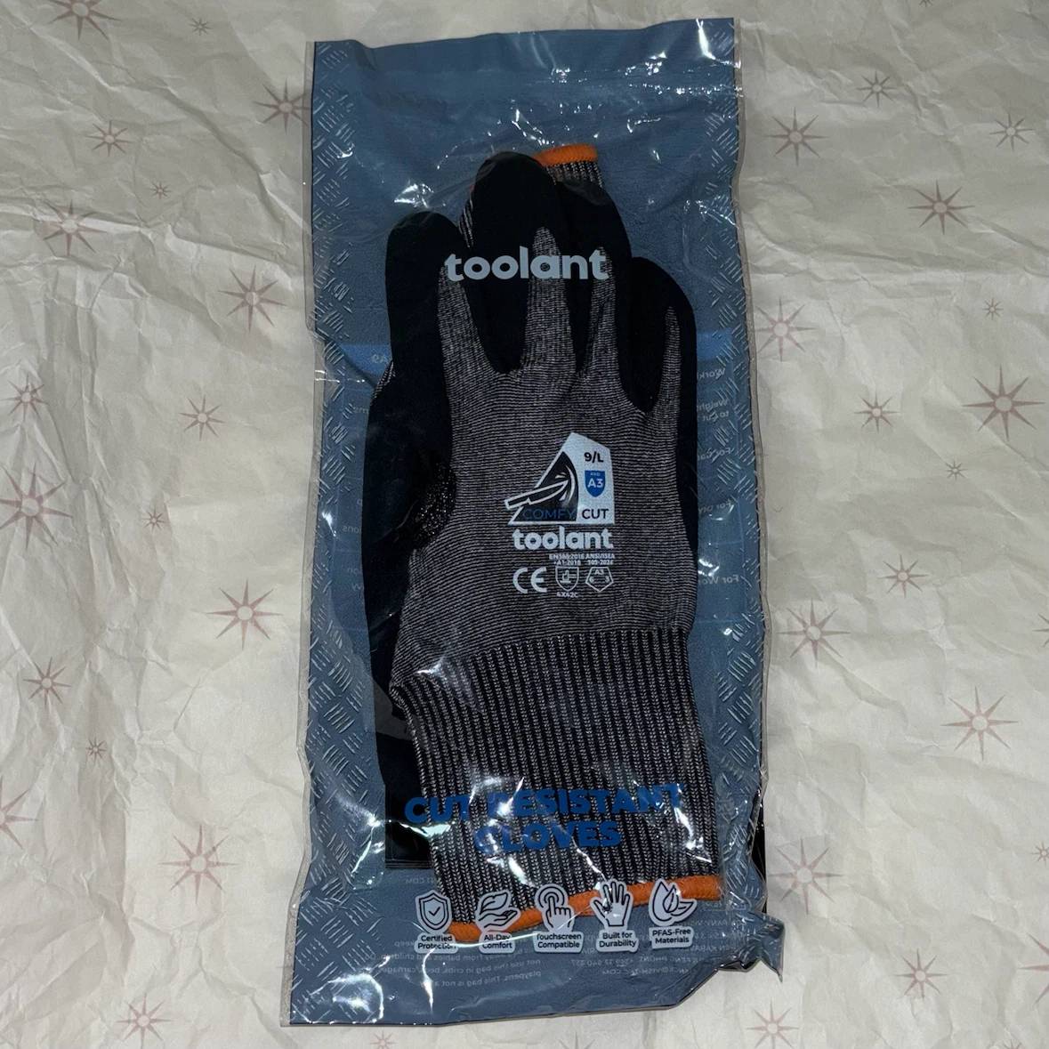 Brand New toolant ComfyCut ANSI A3 Cut Resistant Gloves