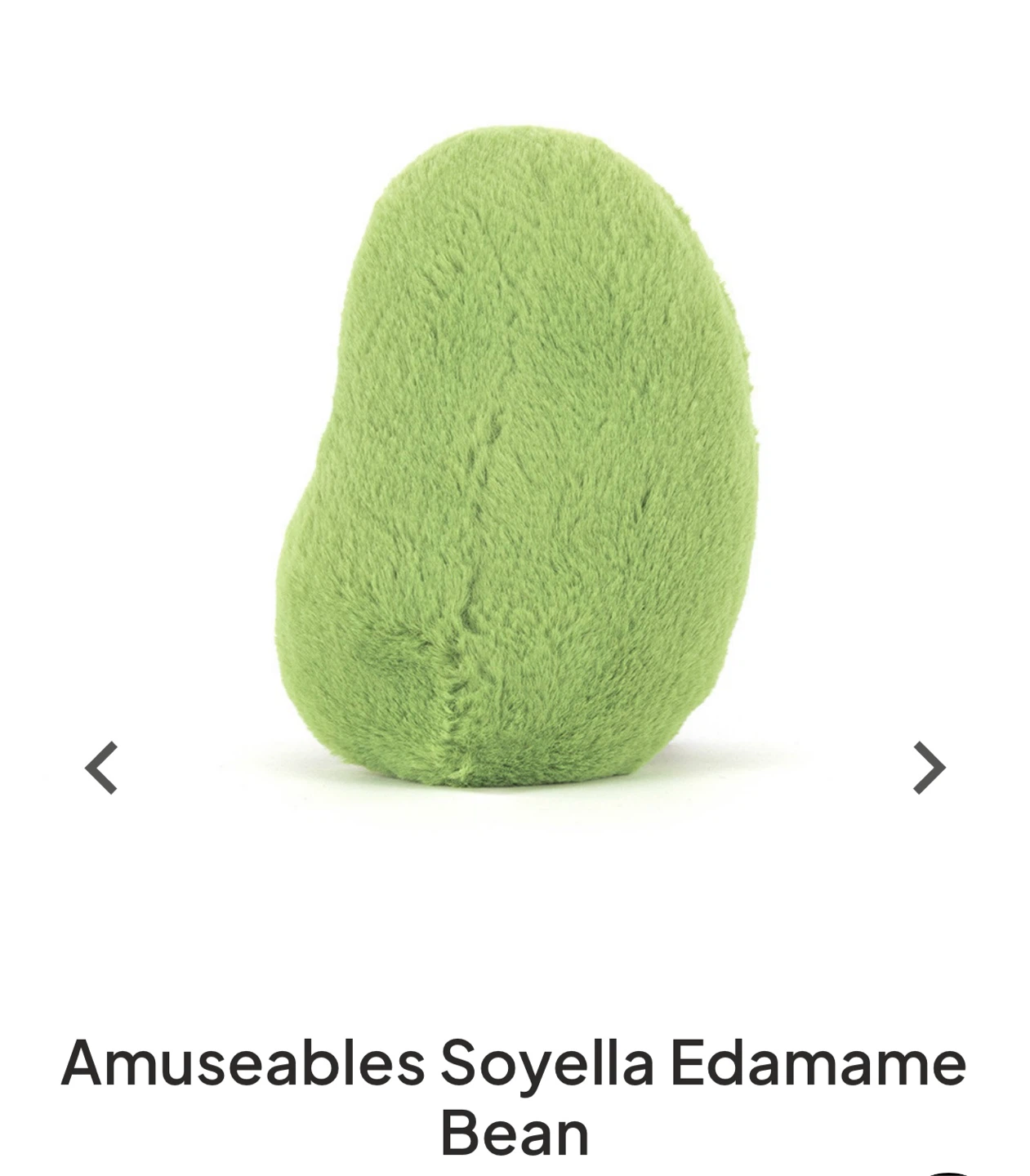 Jellycat Amuseables Soyella Edamame Bean Plush Toy - photo 5