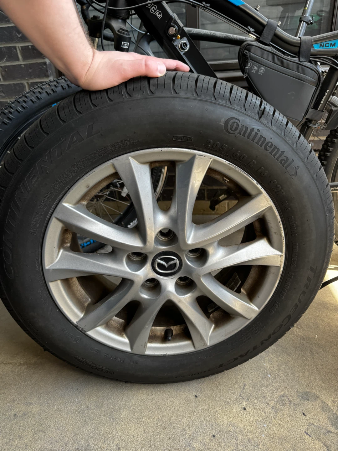Set of 16” OEM Mazda rims with tires - photo 2