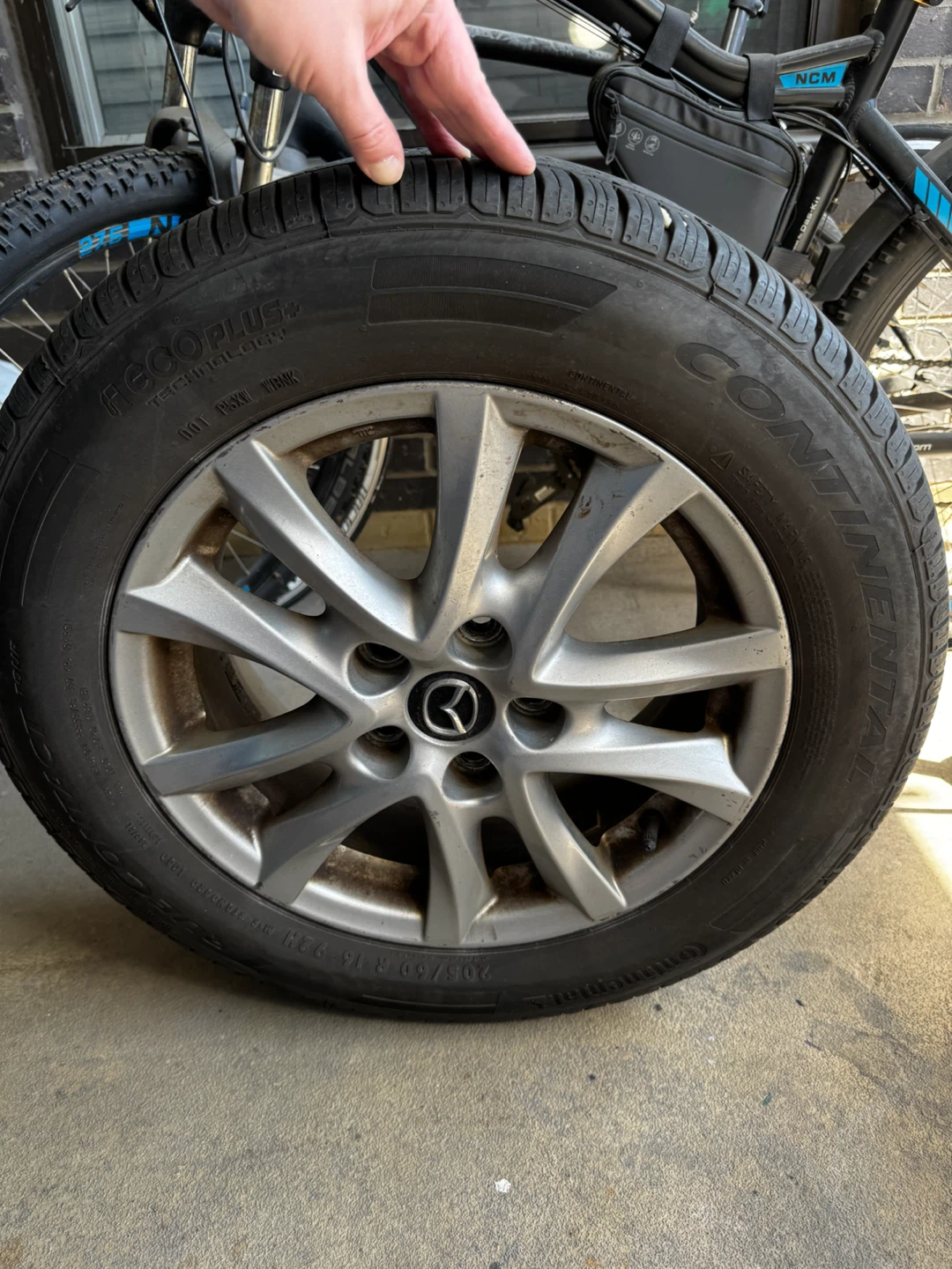Set of 16” OEM Mazda rims with tires - photo 3