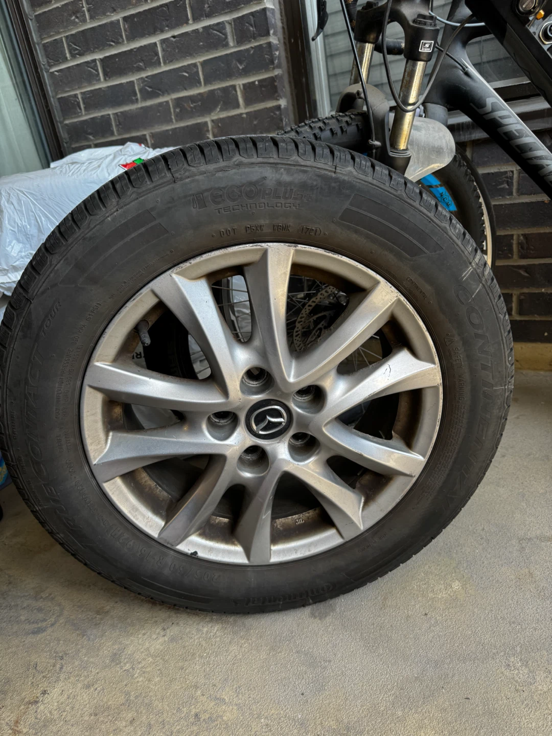 Set of 16” OEM Mazda rims with tires - photo 4