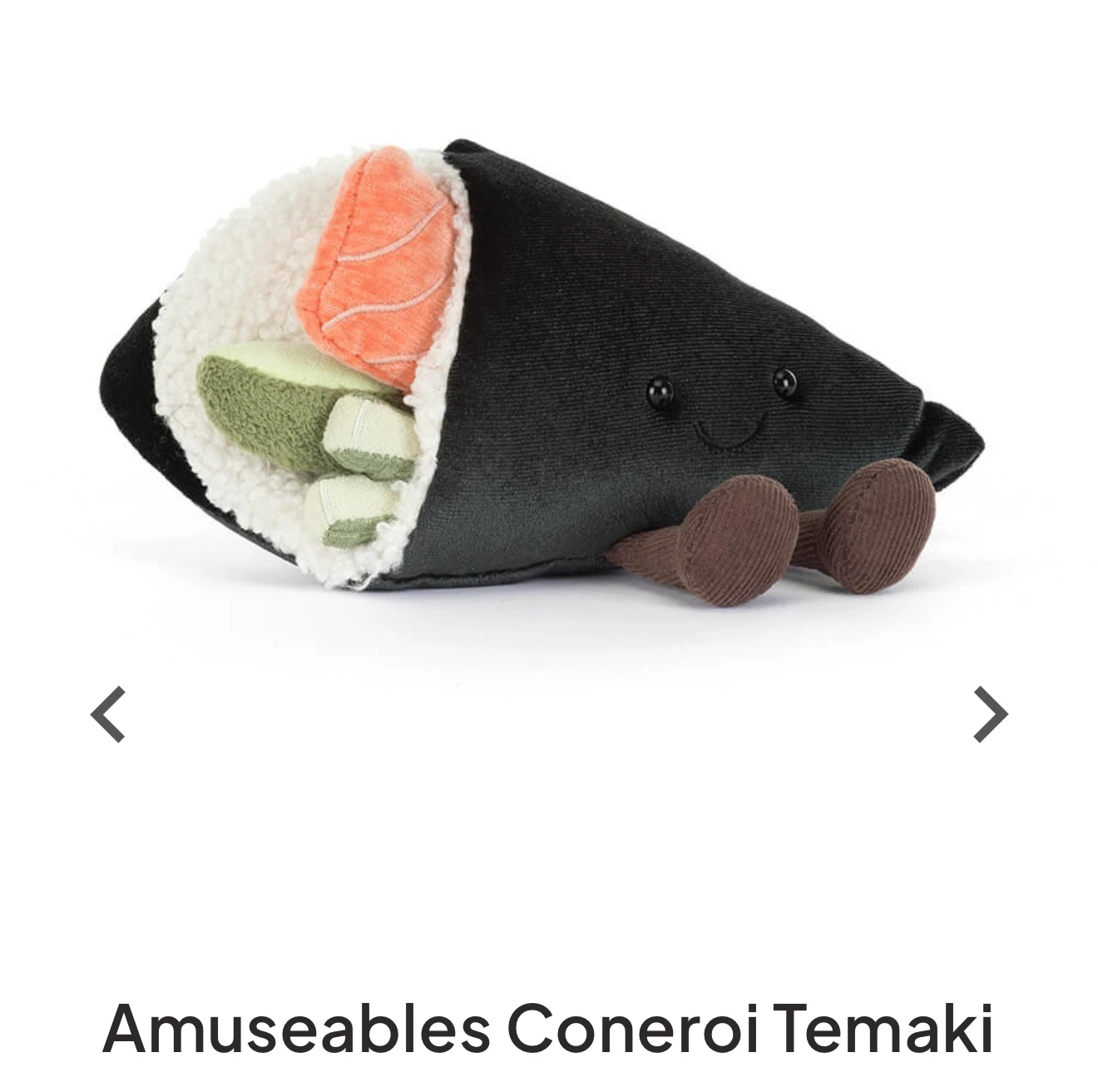 Jellycat Amuseables Coneroi Temaki Sushi Plush - photo 3