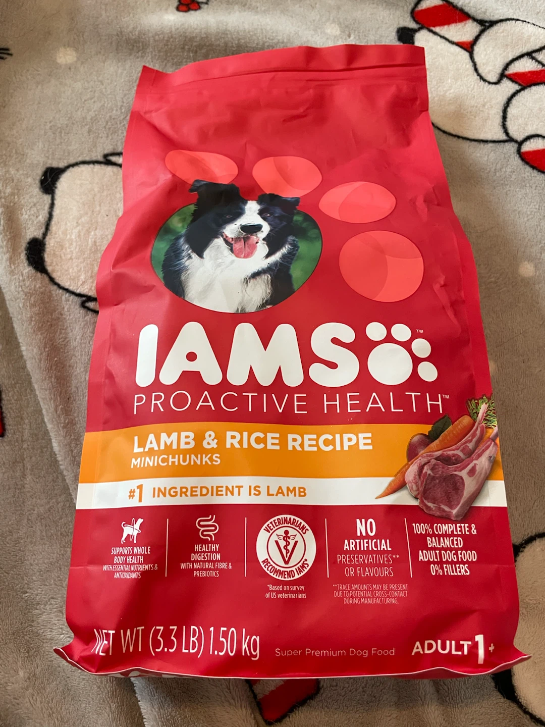 IAMS Brand New Dog Food-3.3lbs Lamb & Rice