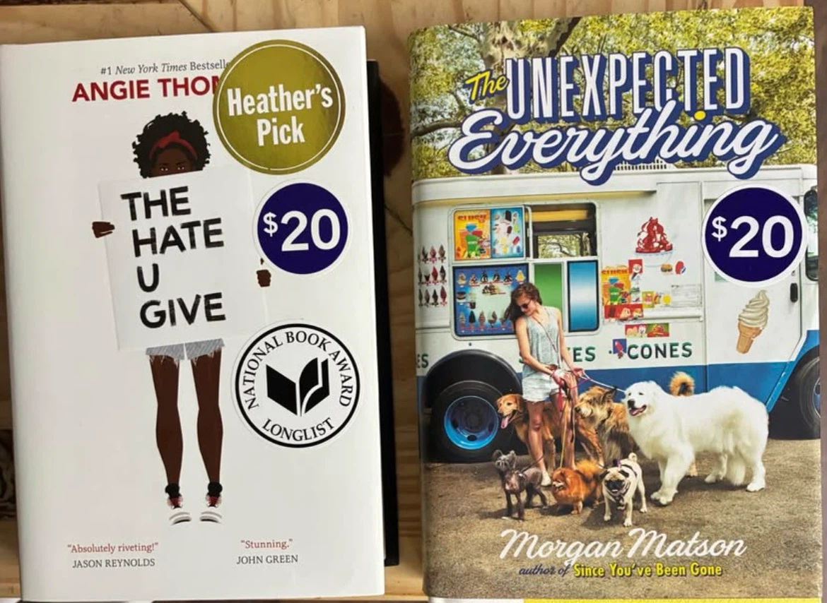 The Hate U Give & The Unexpected Everything Books