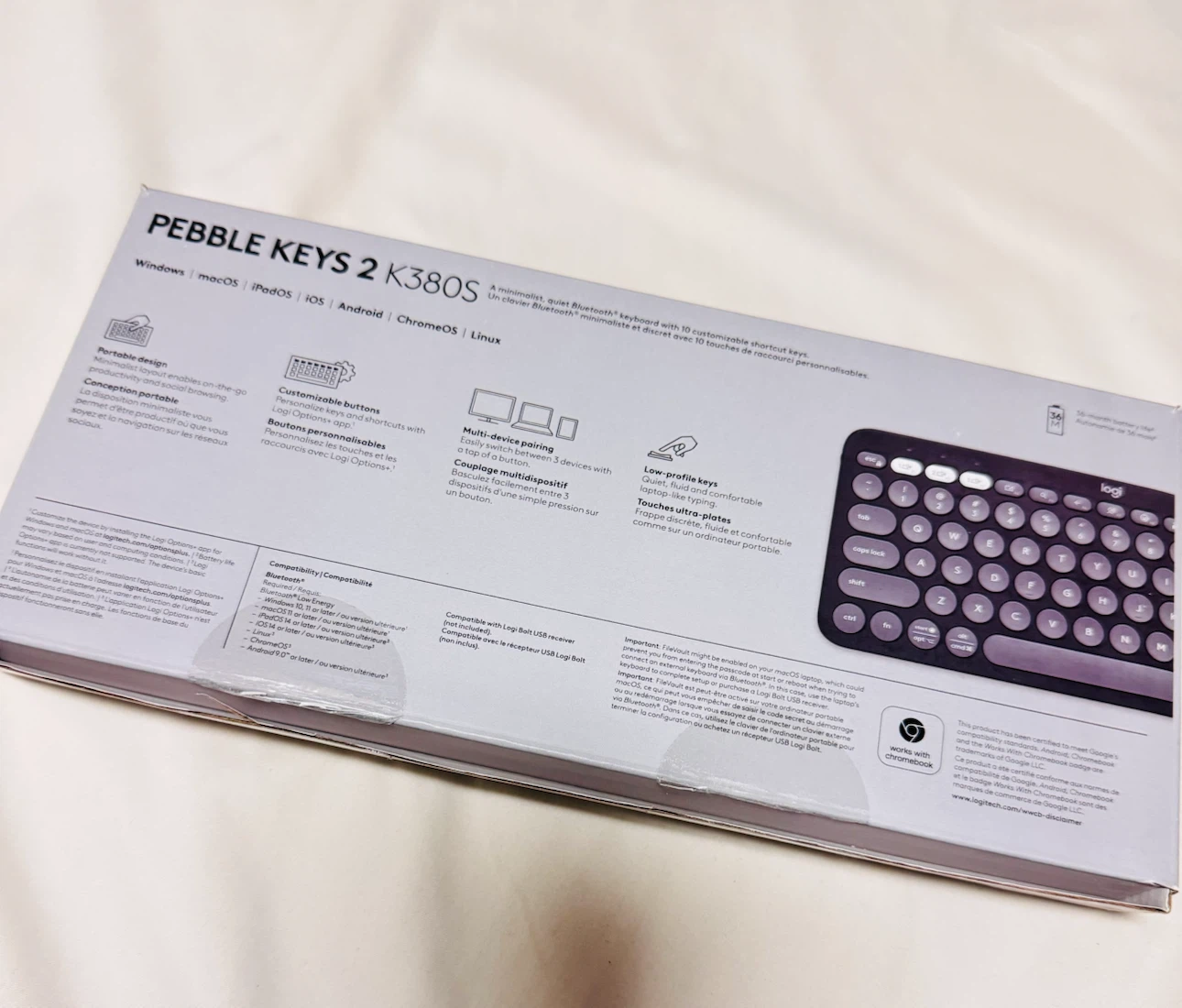 Logitech Pebble Keys 2 K380s Multi-device Keyboard - photo 3