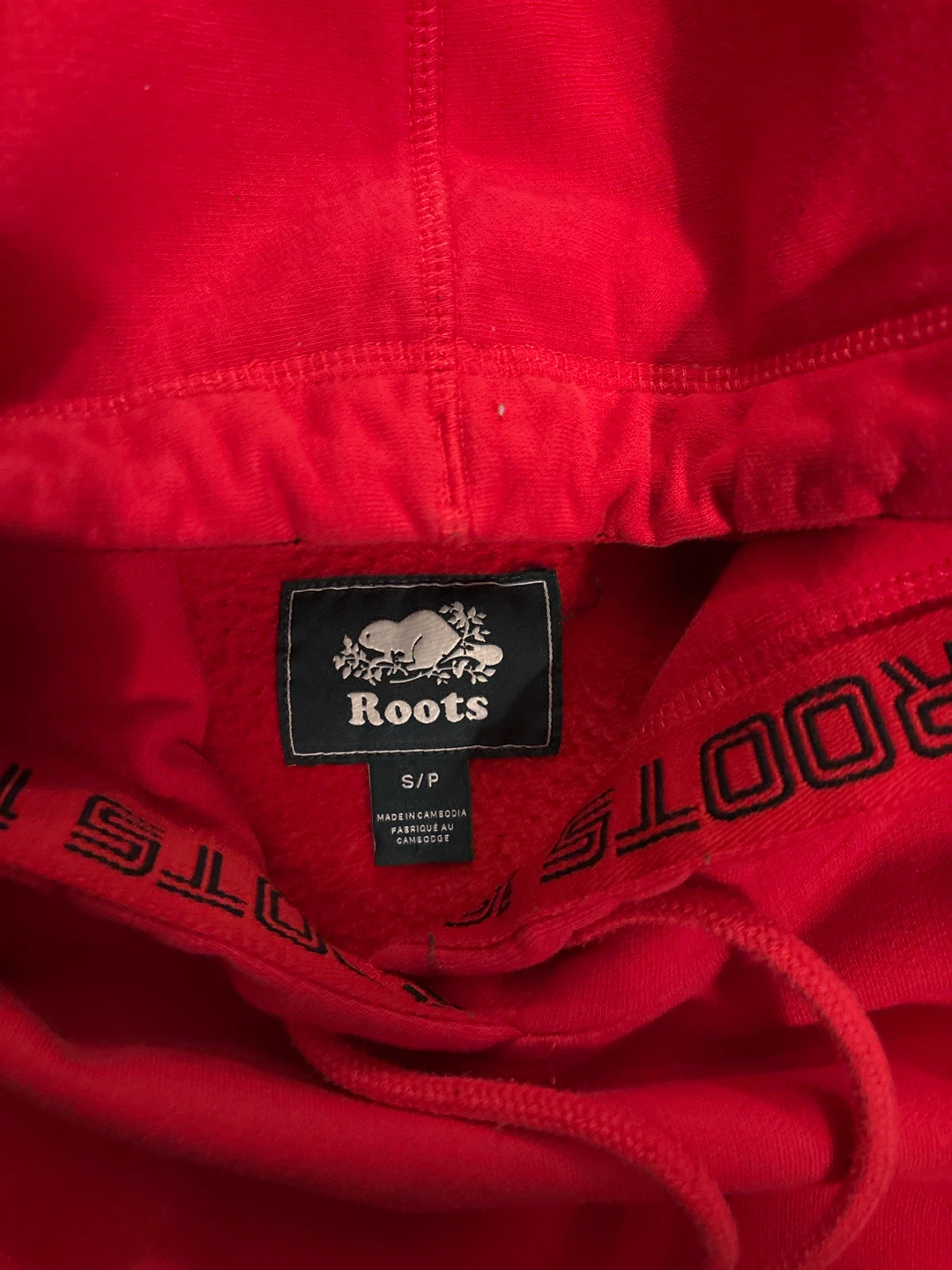 Roots Hoodie - Red/Black - Size S/P - photo 2
