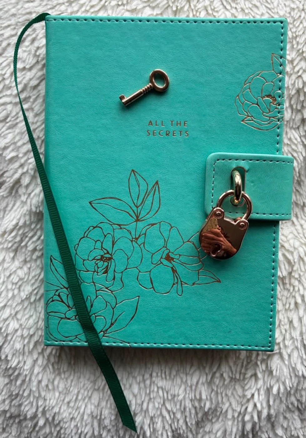 Indigo Paper Journal with Lock and Key