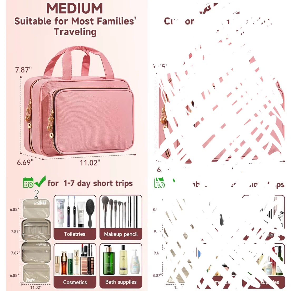 Brand New Pink Travel Toiletry Bag - photo 4