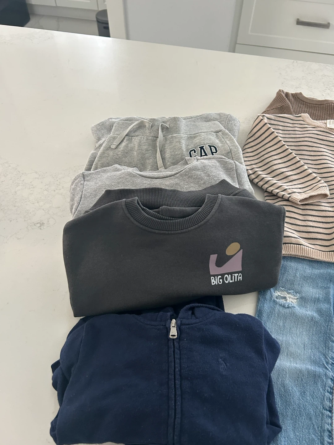 Bundle of Kids' Clothing - Sweaters, Jeans, Shirts - photo 2