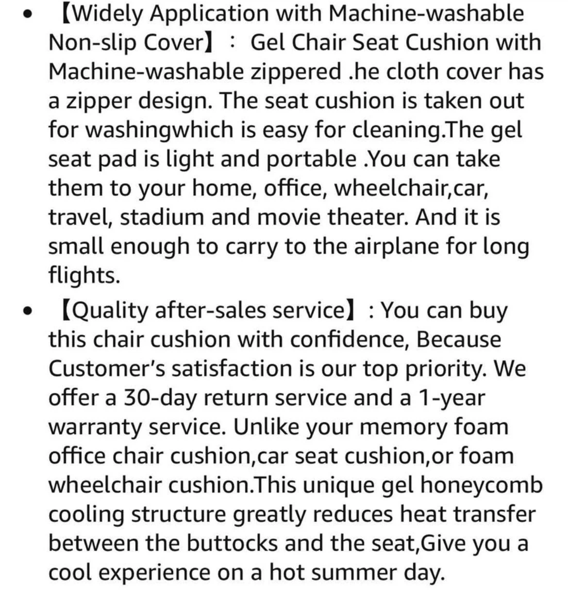 Large Gel Seat Cushion - photo 5