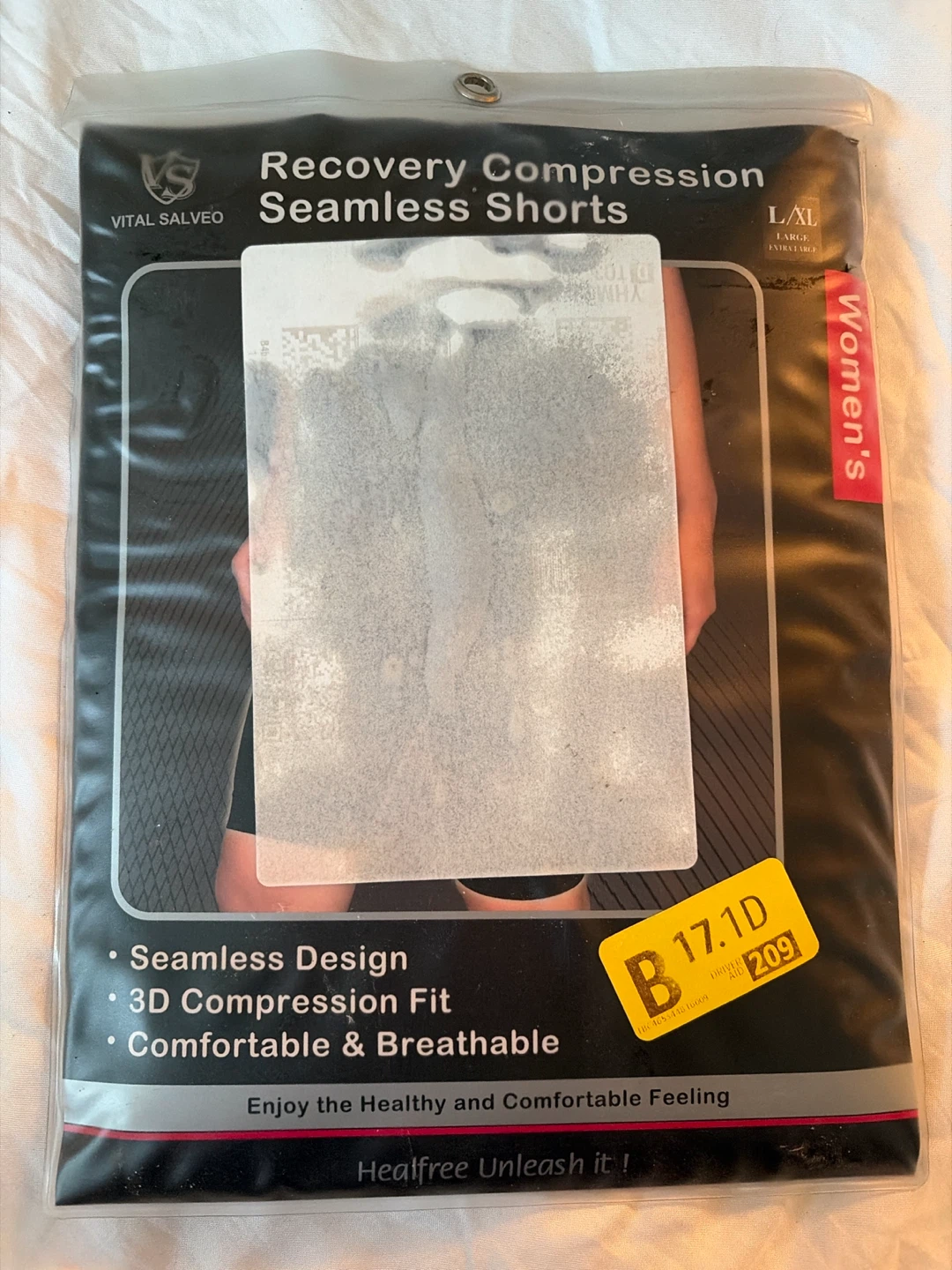 Vital Salveo Recovery Compression Seamless Shorts L/XL