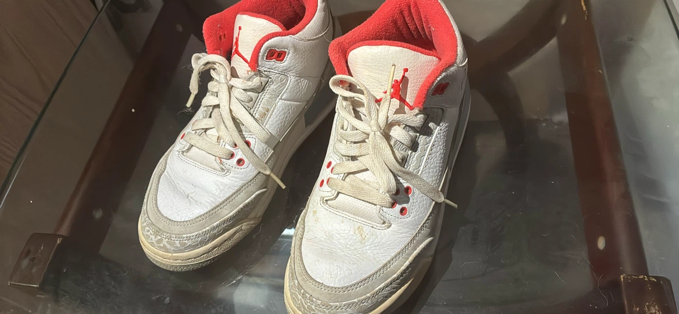 Jordan 3 Retro White Cement Youth Sneakers