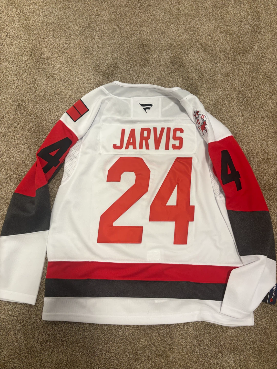 Fanatics Carolina Hurricanes NHL Hockey Jersey #24 Jarvis - photo 2
