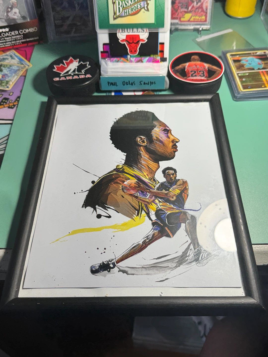 Framed Kobe Bryant Art Print