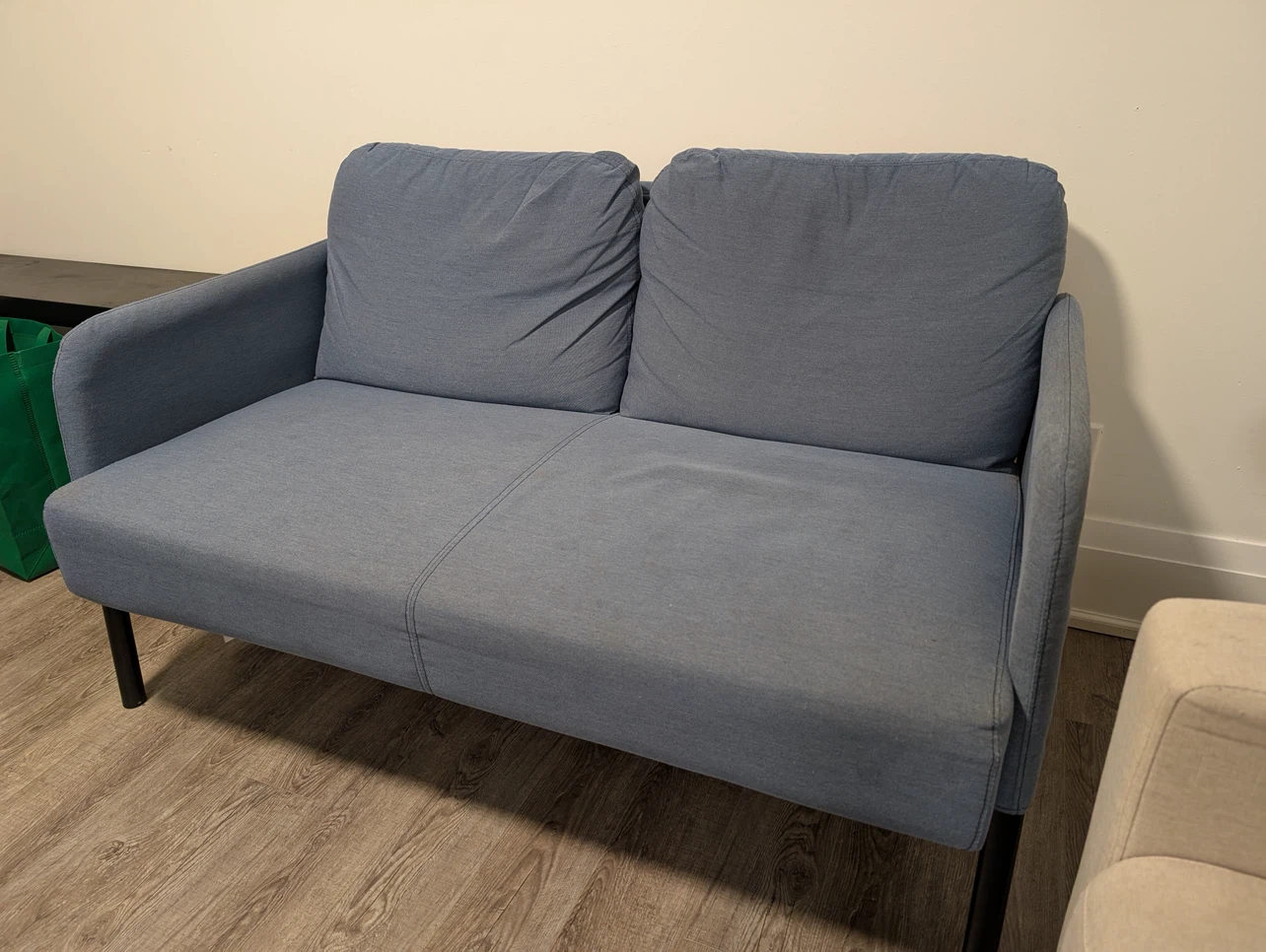 IKEA GLOSTAD Loveseat Sofa Blue - photo 2
