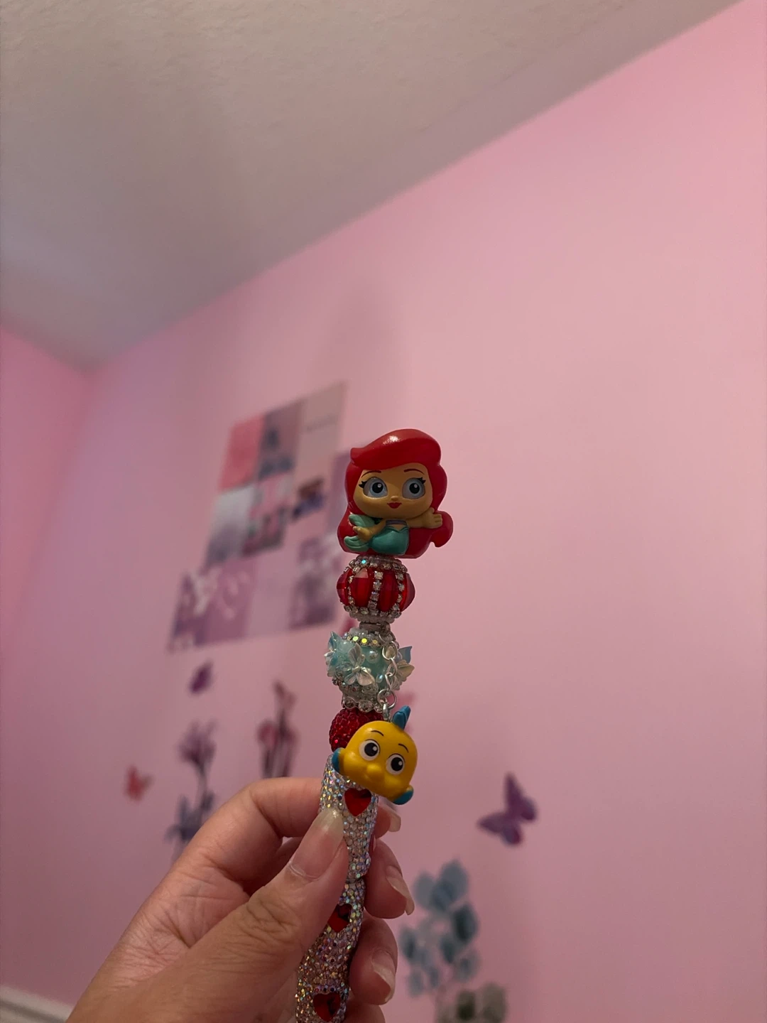 Disney Ariel and Flounder Charm pen