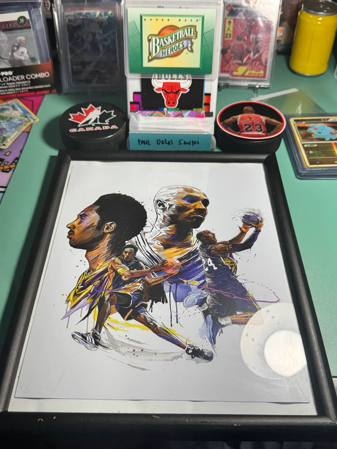 Framed Kobe Bryant Art Print