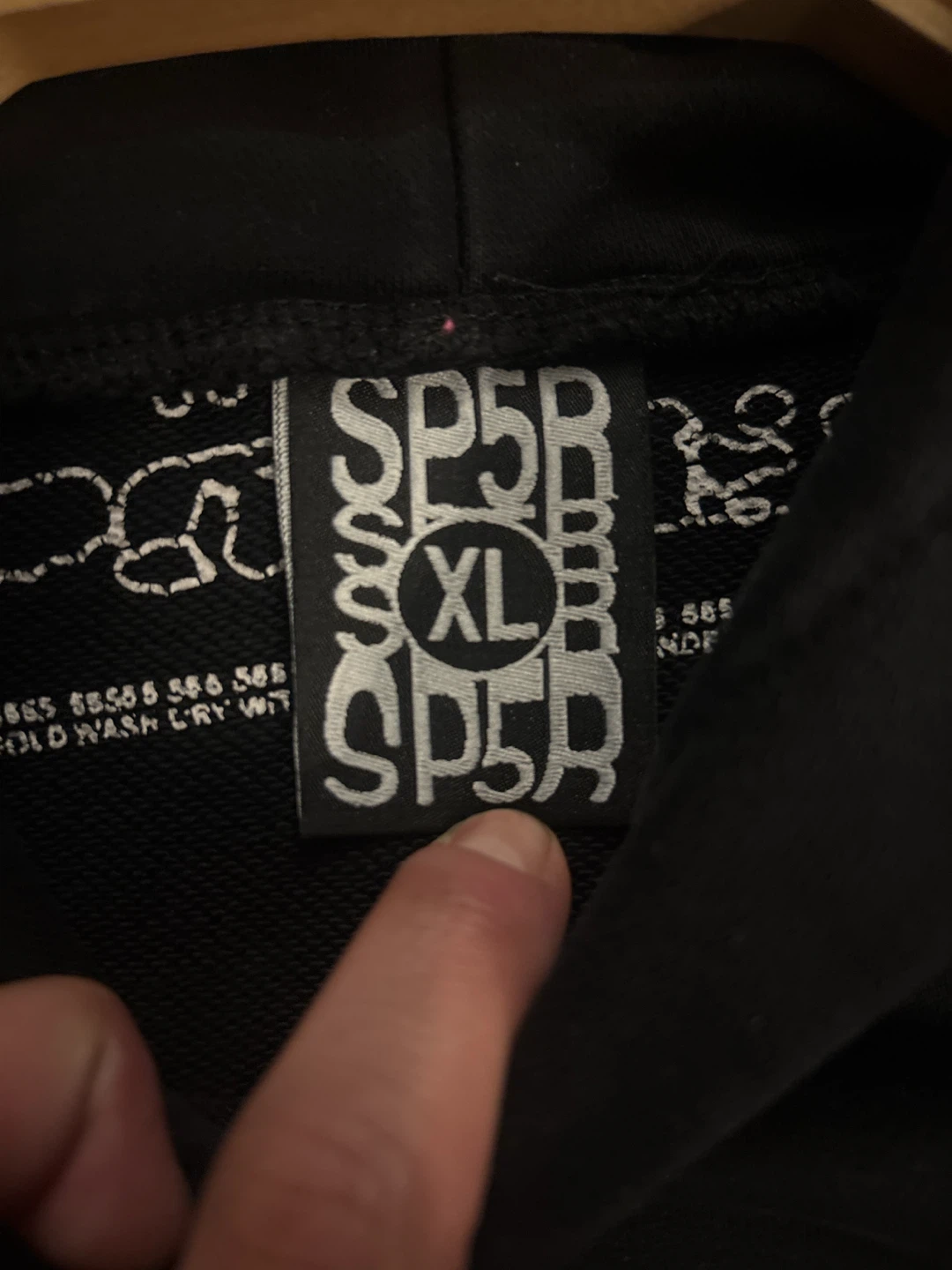 SP5DER Hoodie - Black XL - photo 2