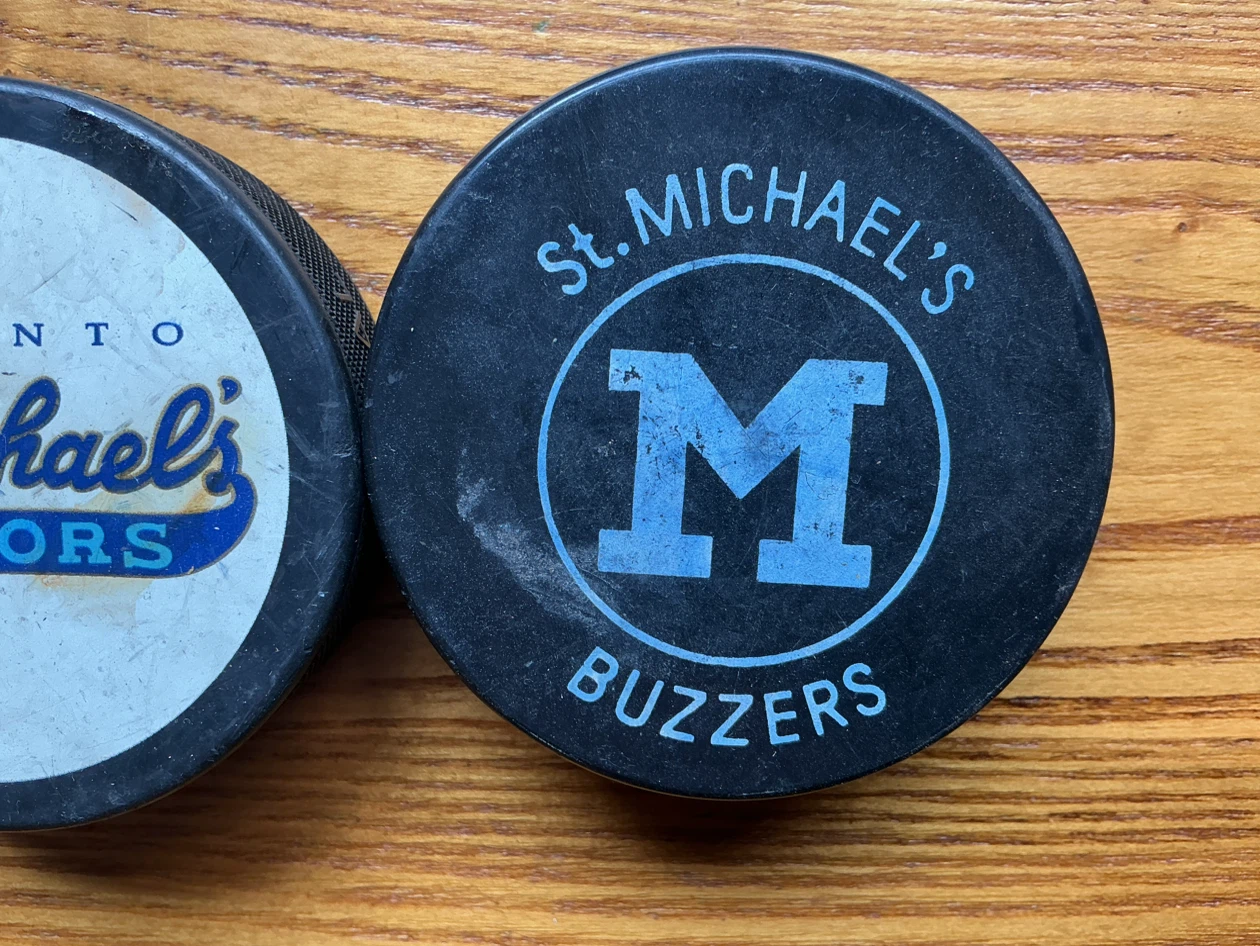 St. Michael's Majors & Buzzers Hockey Pucks - photo 3