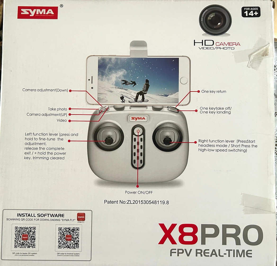 Syma X8PRO FPV Real-Time Drone with HD Camera - photo 2