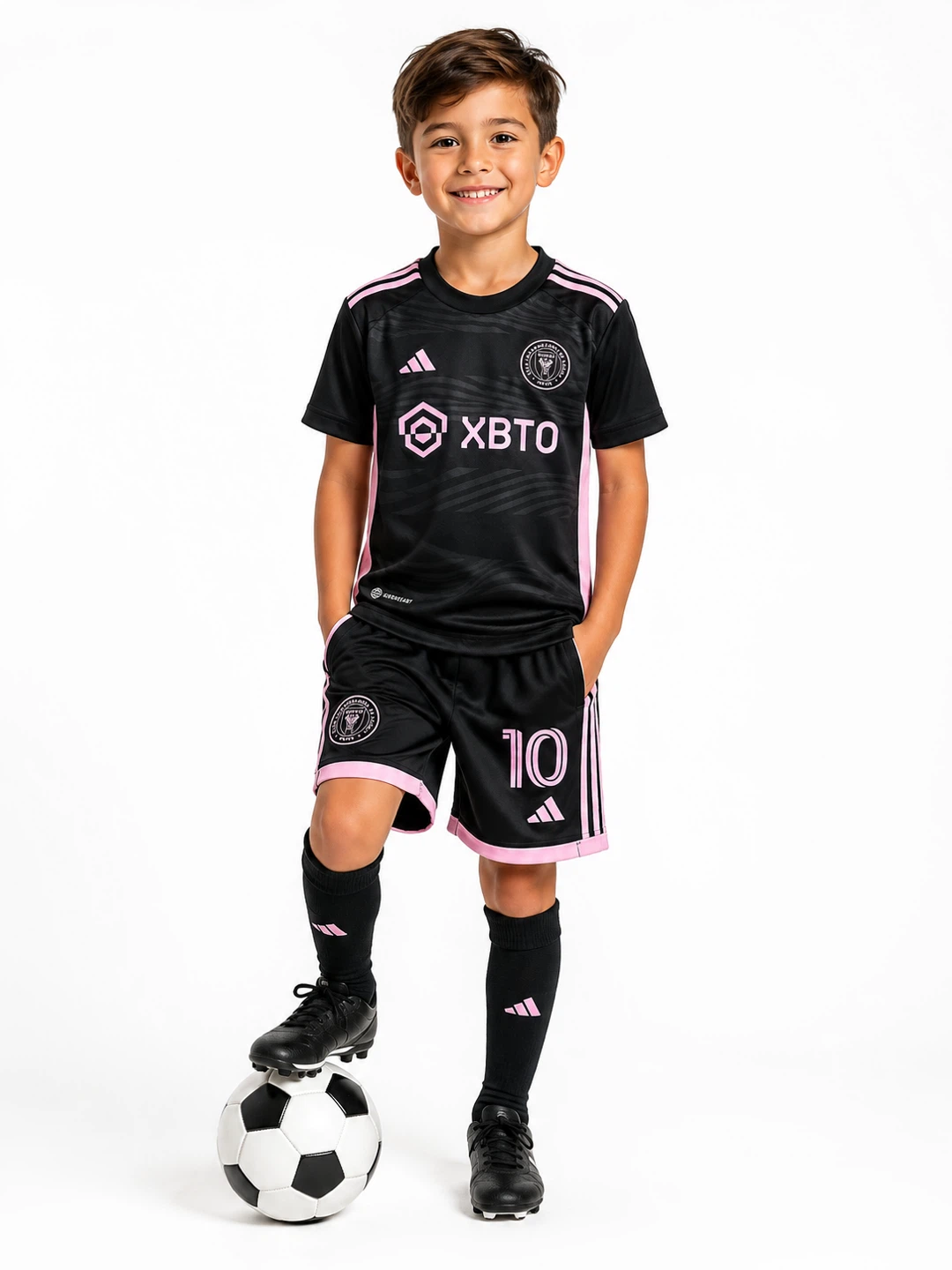 Adidas Inter Miami Messi 10 Soccer Jersey and Shorts Set