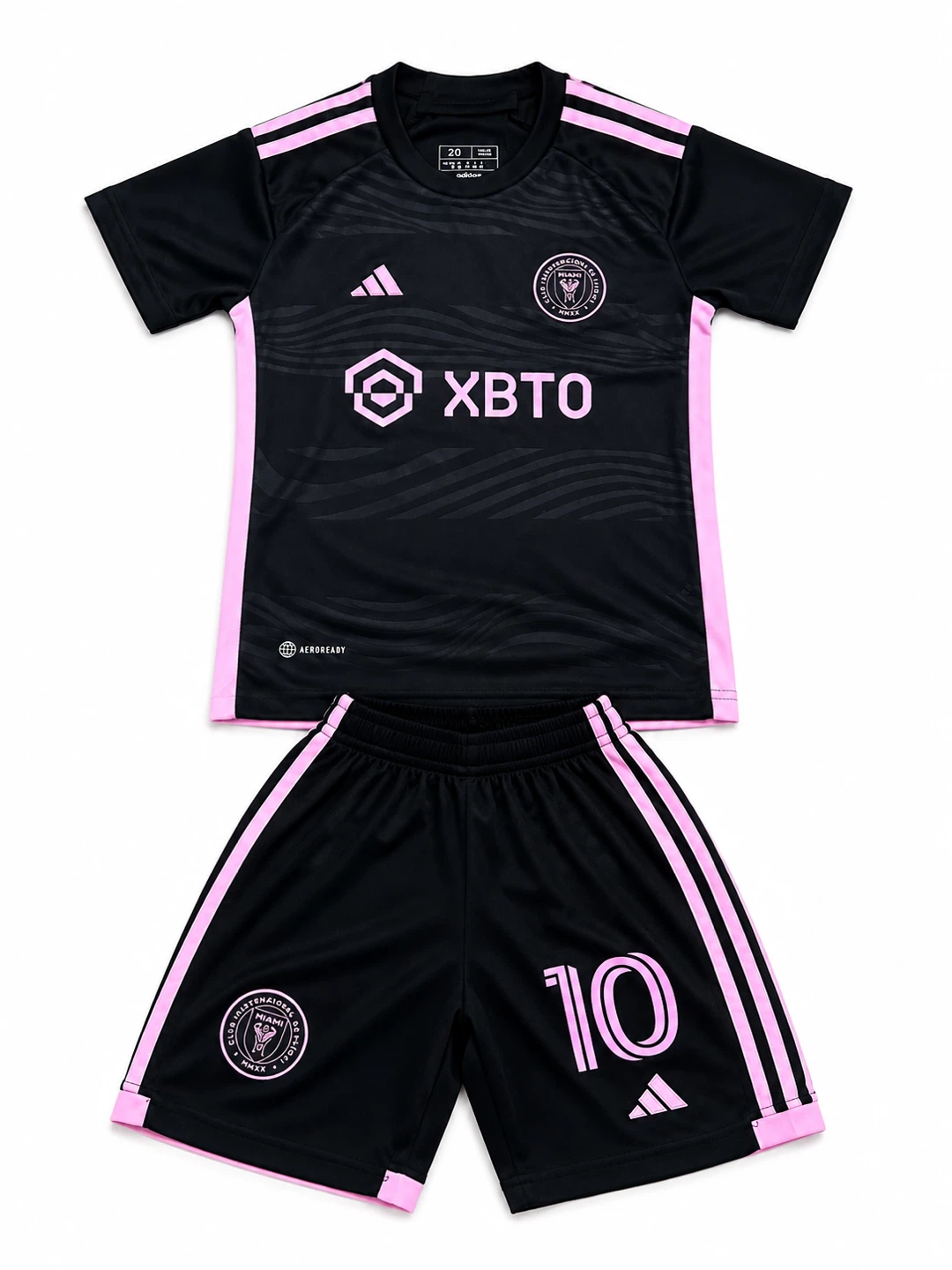 Adidas Inter Miami Messi 10 Soccer Jersey and Shorts Set - photo 2