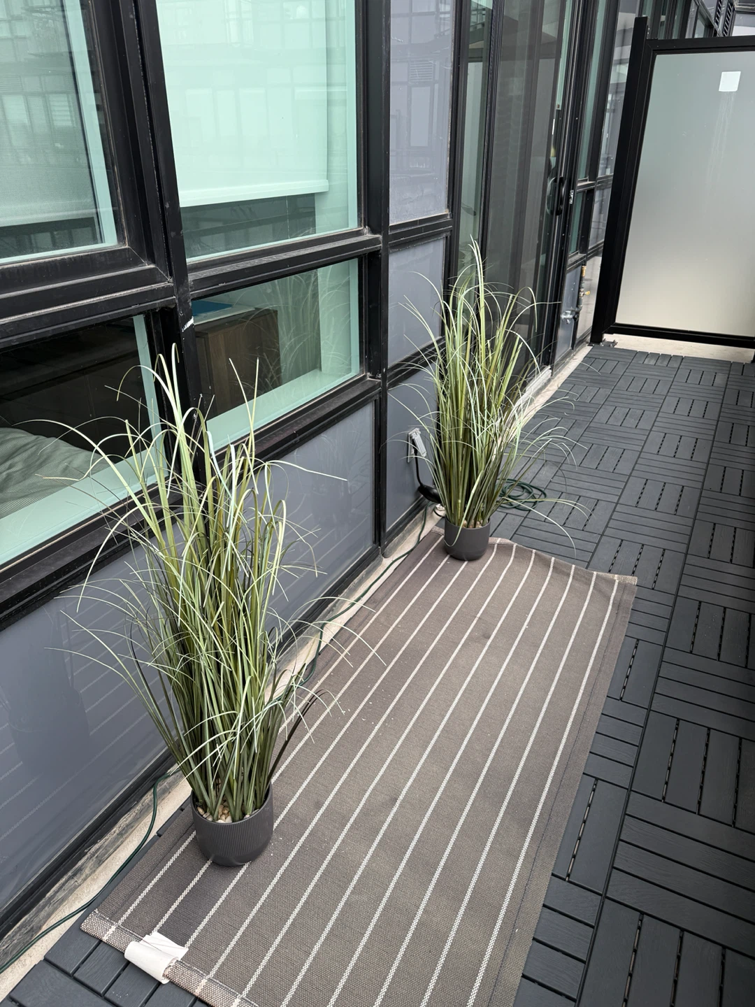 Artificial Grass Plants (Set of 2)