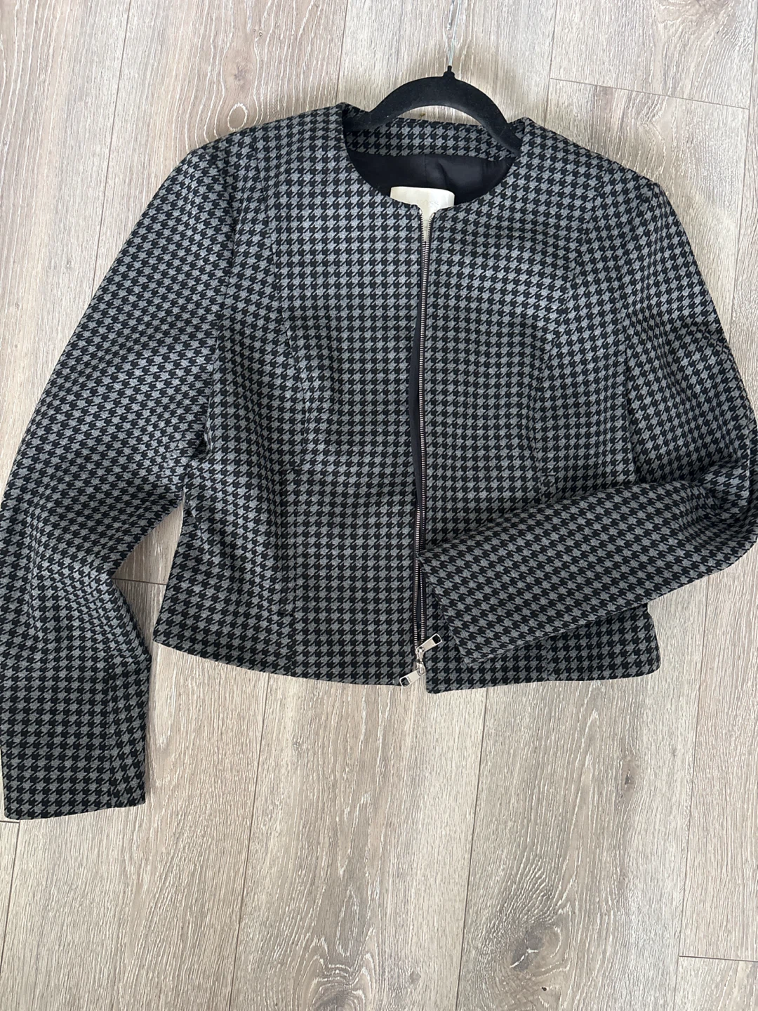 BOSS Houndstooth Bomber Jacket