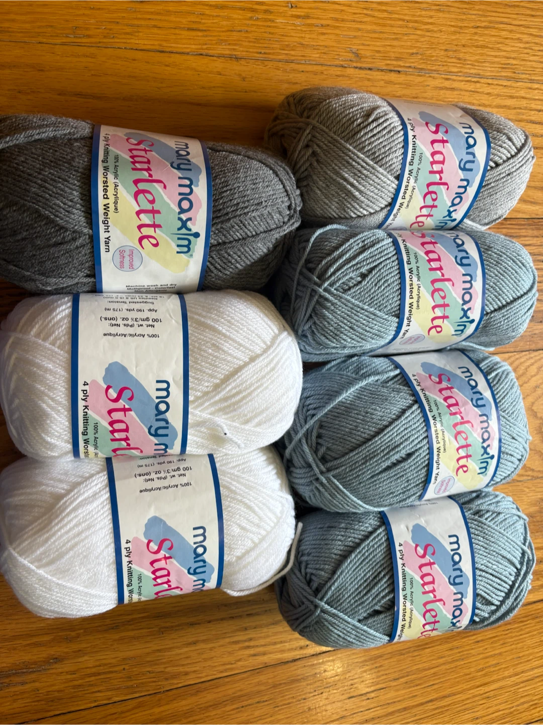 Mary Maxim Starlette Acrylic Knitting Yarn (Worsted Weight)