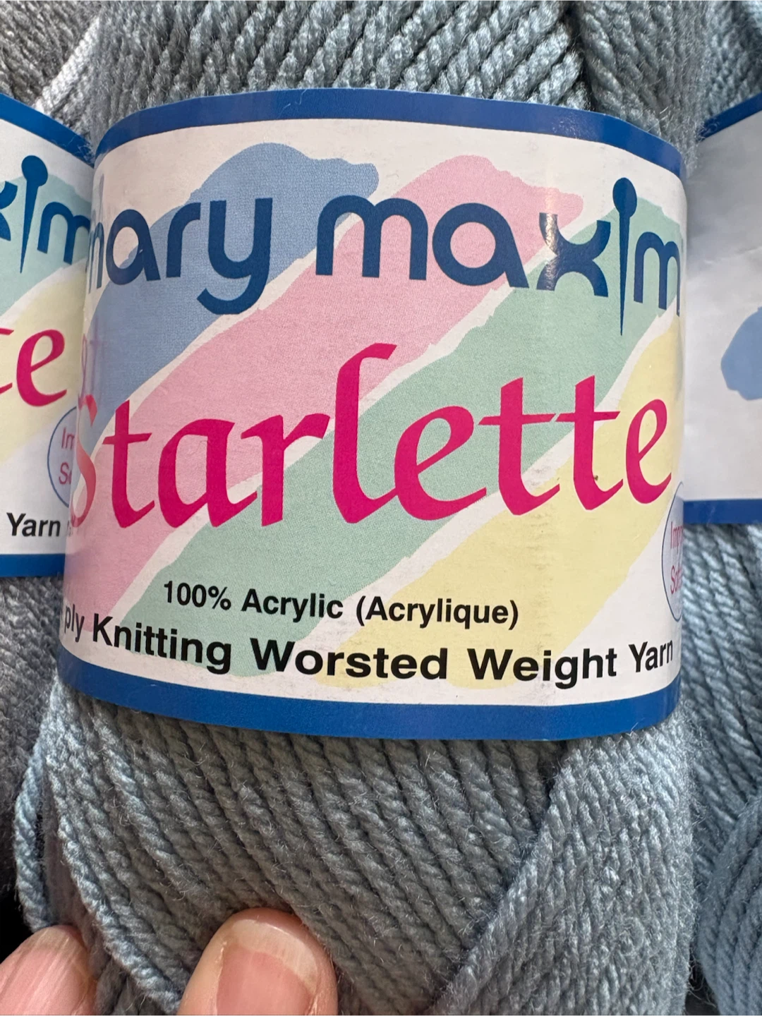 Mary Maxim Starlette Acrylic Knitting Yarn (Worsted Weight) - photo 2